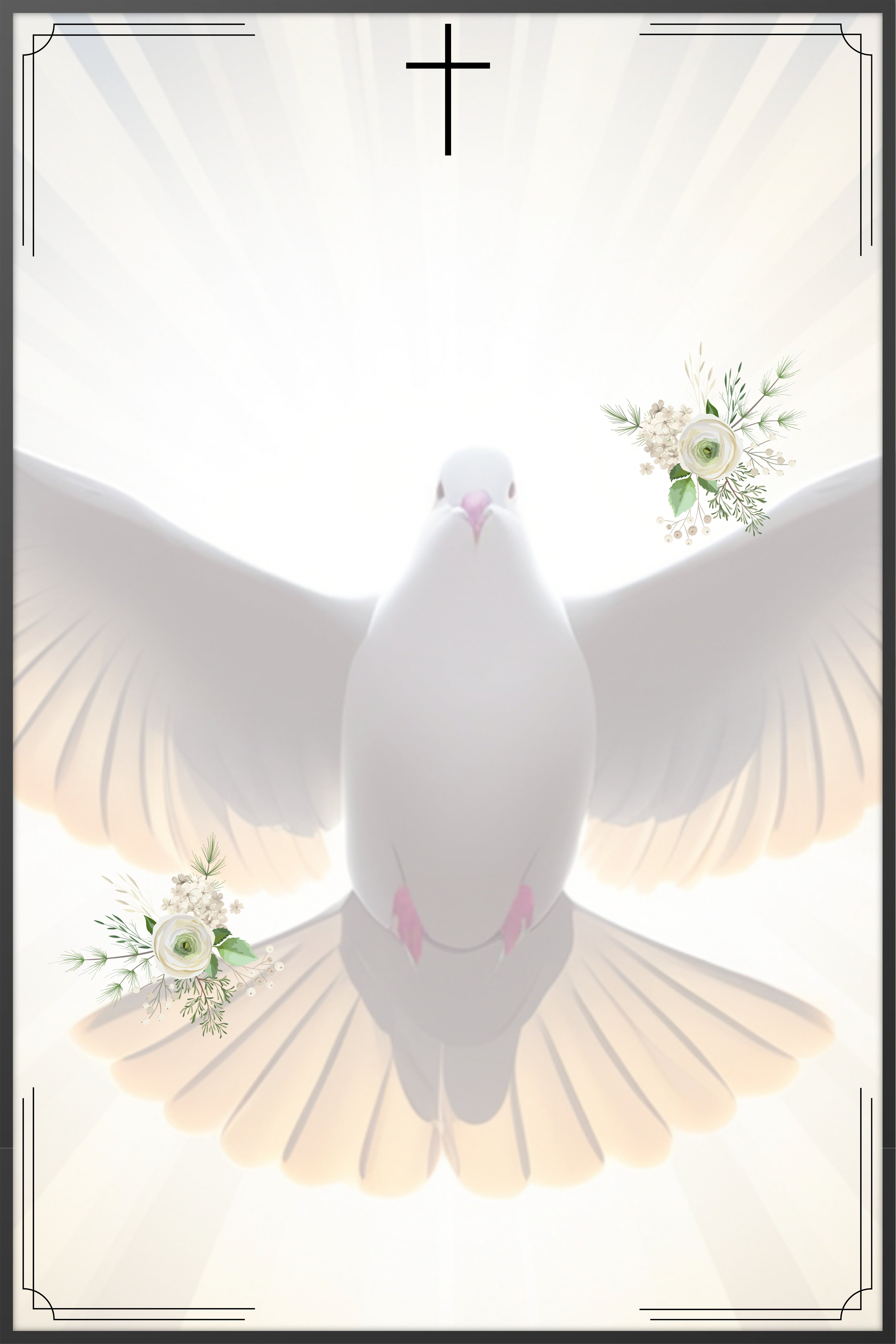 Angelic Light Memorial Poster
