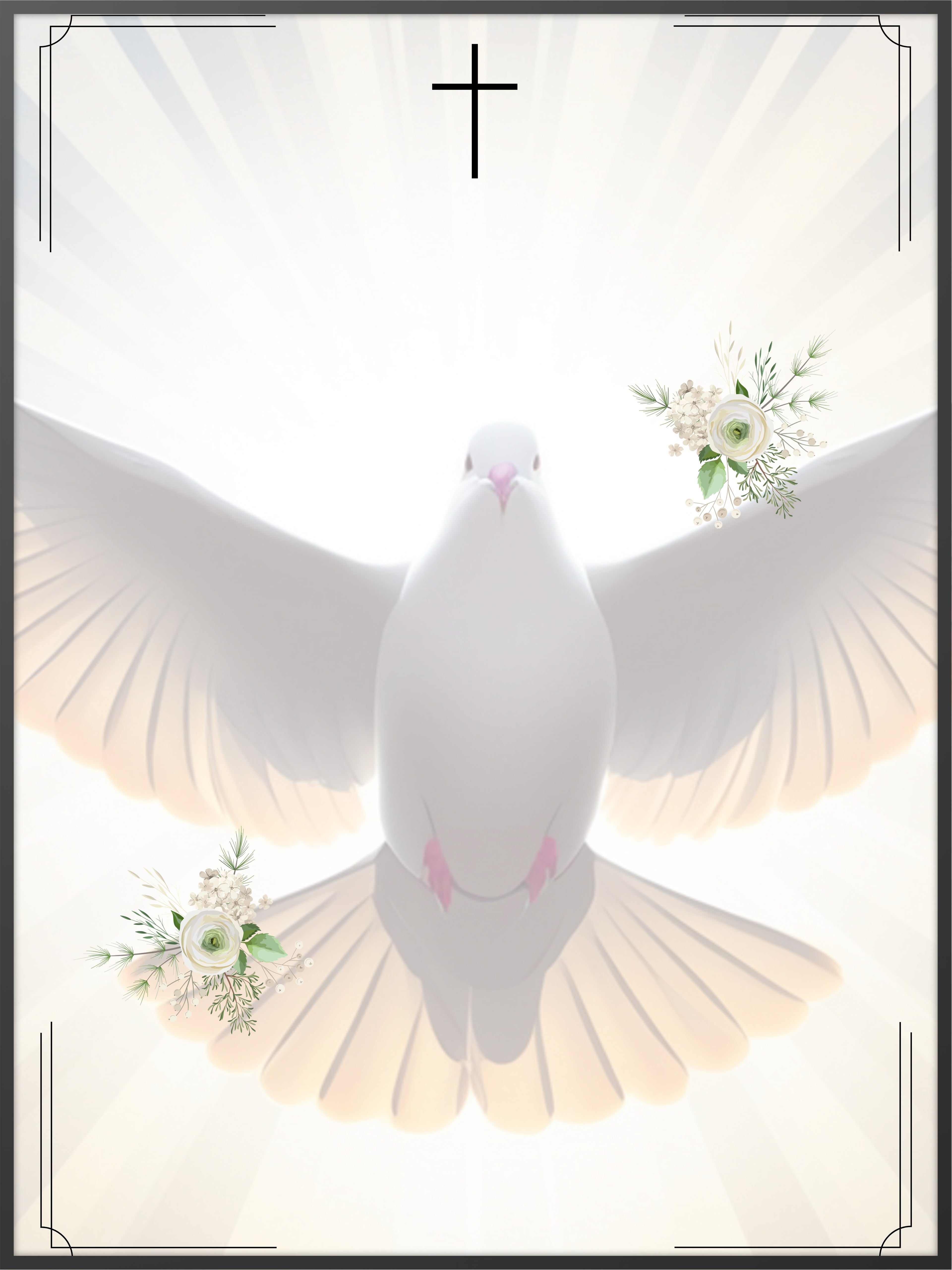 Angelic Light Memorial Poster