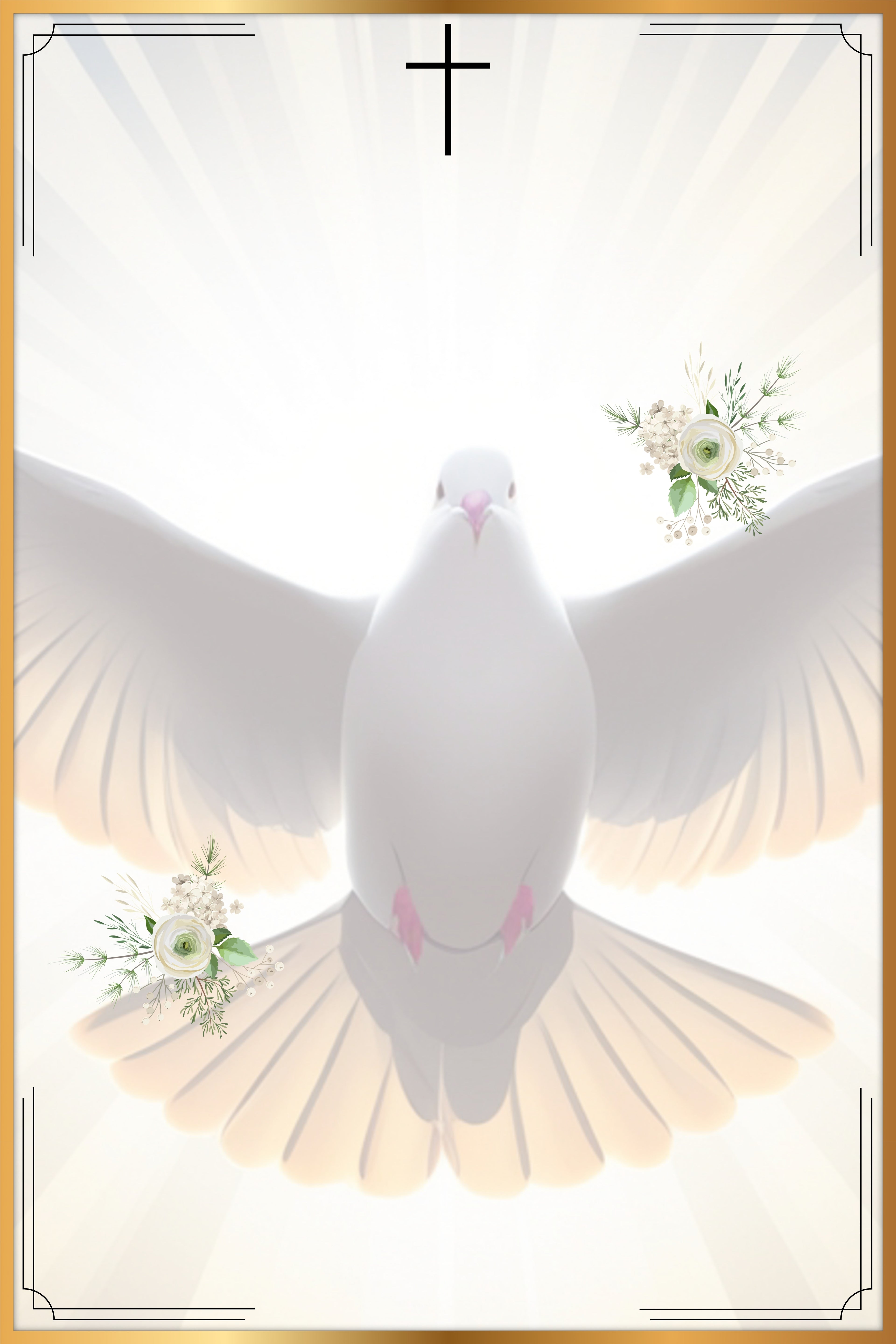 Angelic Light Memorial Poster