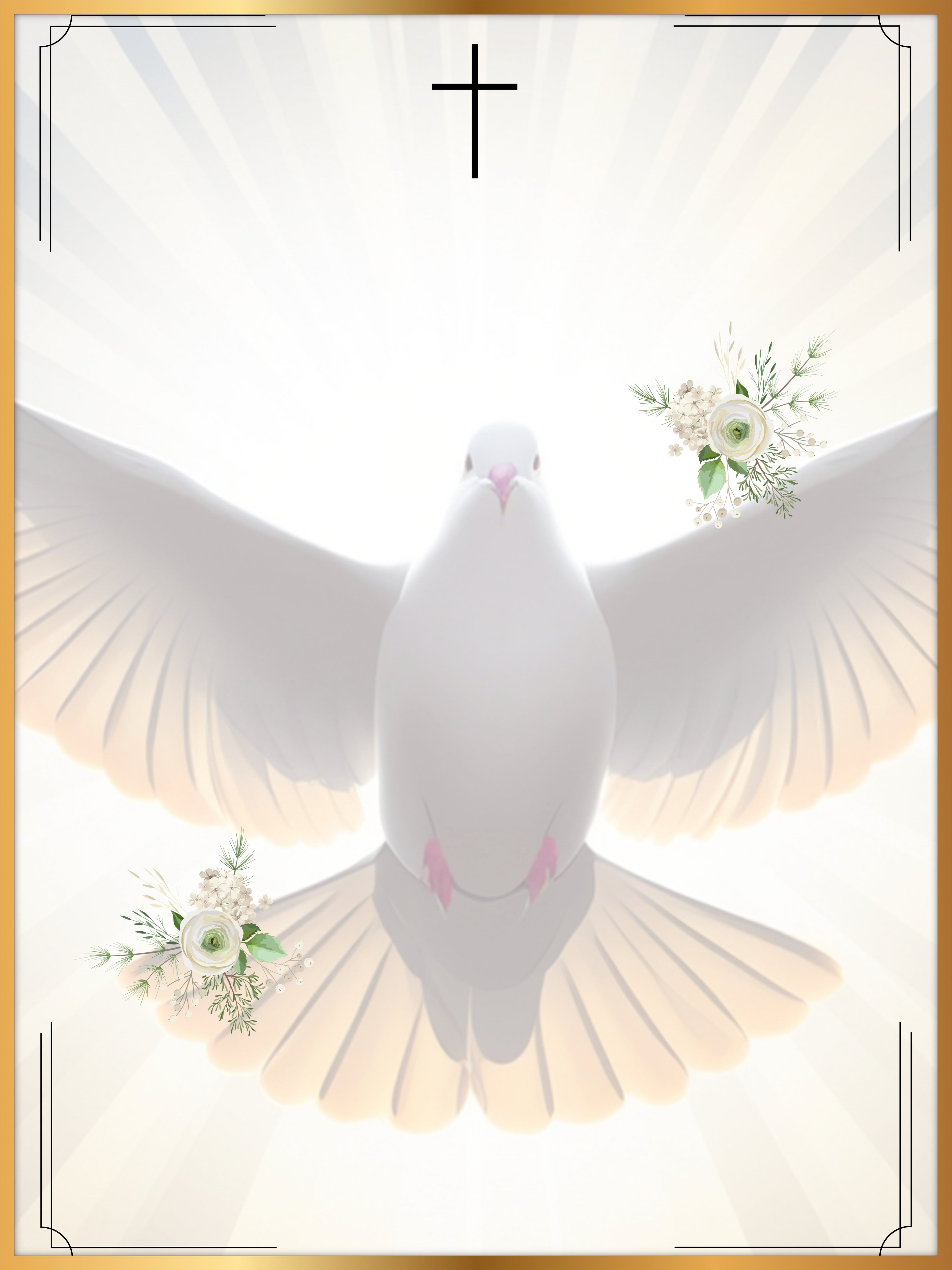 Angelic Light Memorial Poster