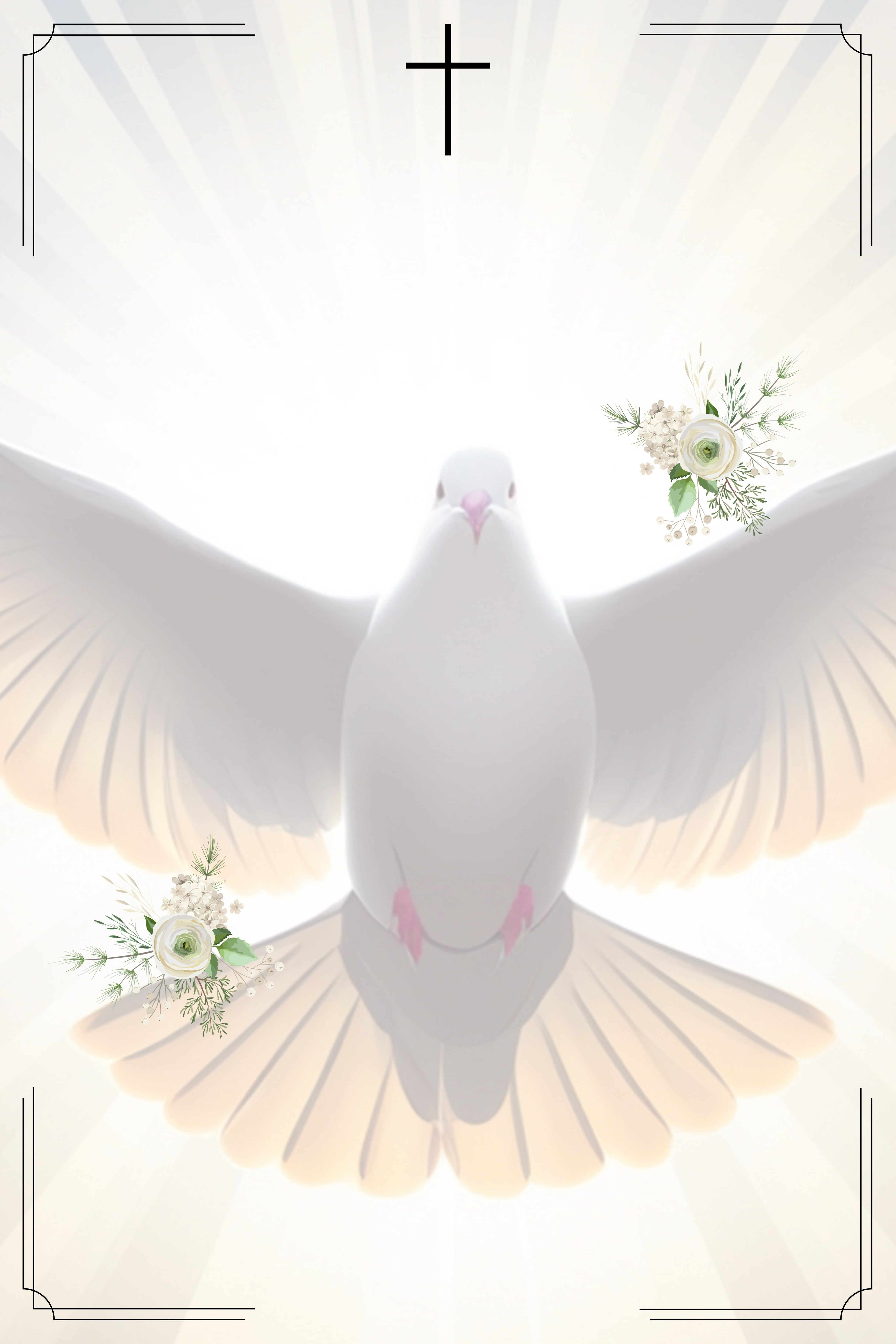 Angelic Light Memorial Poster