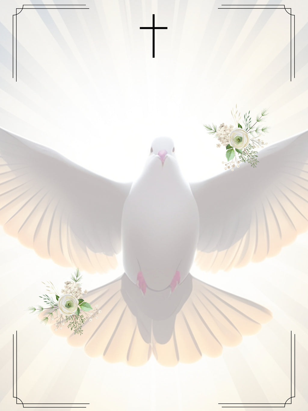 Angelic Light Memorial Poster
