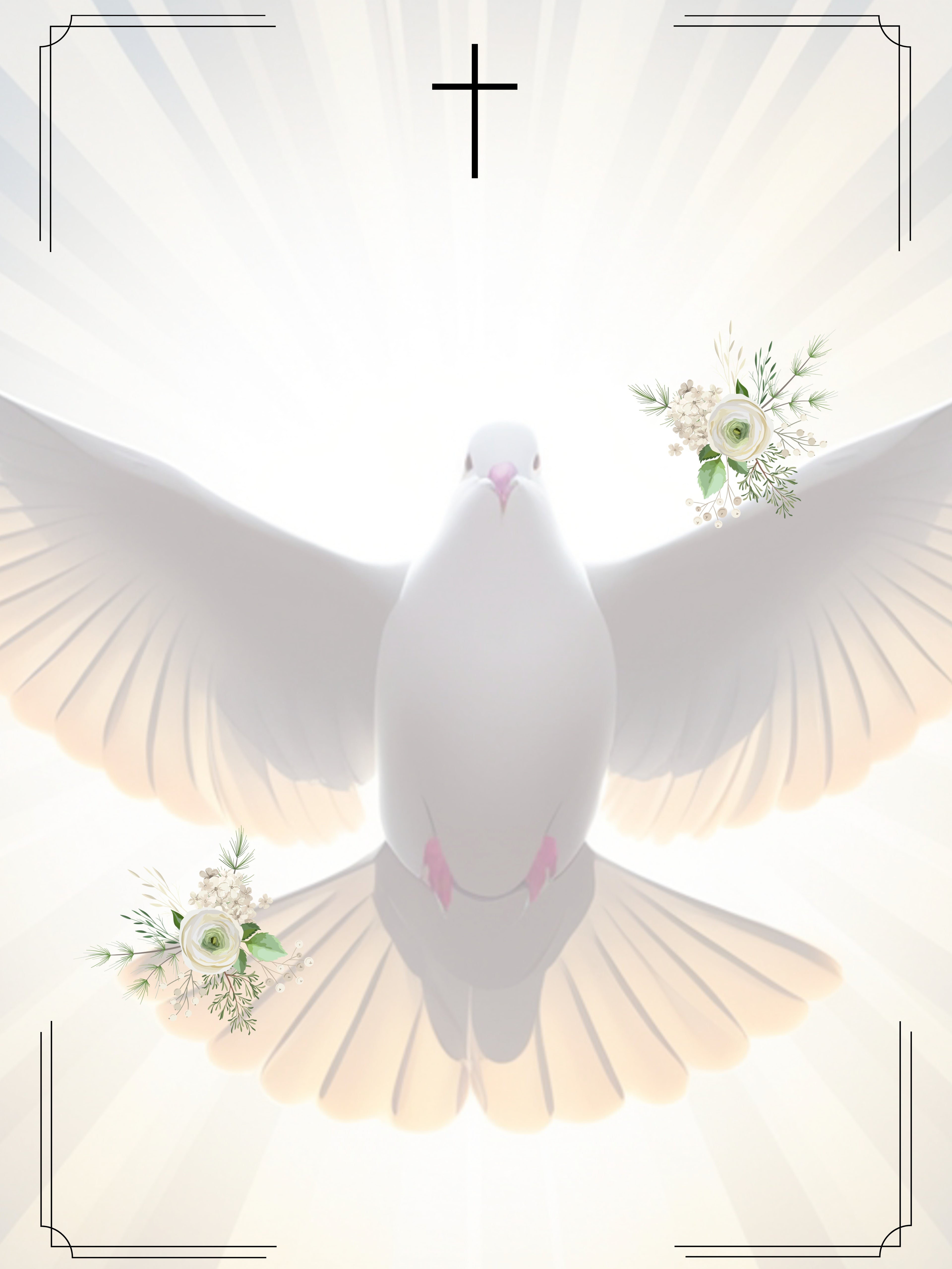 Angelic Light Memorial Poster