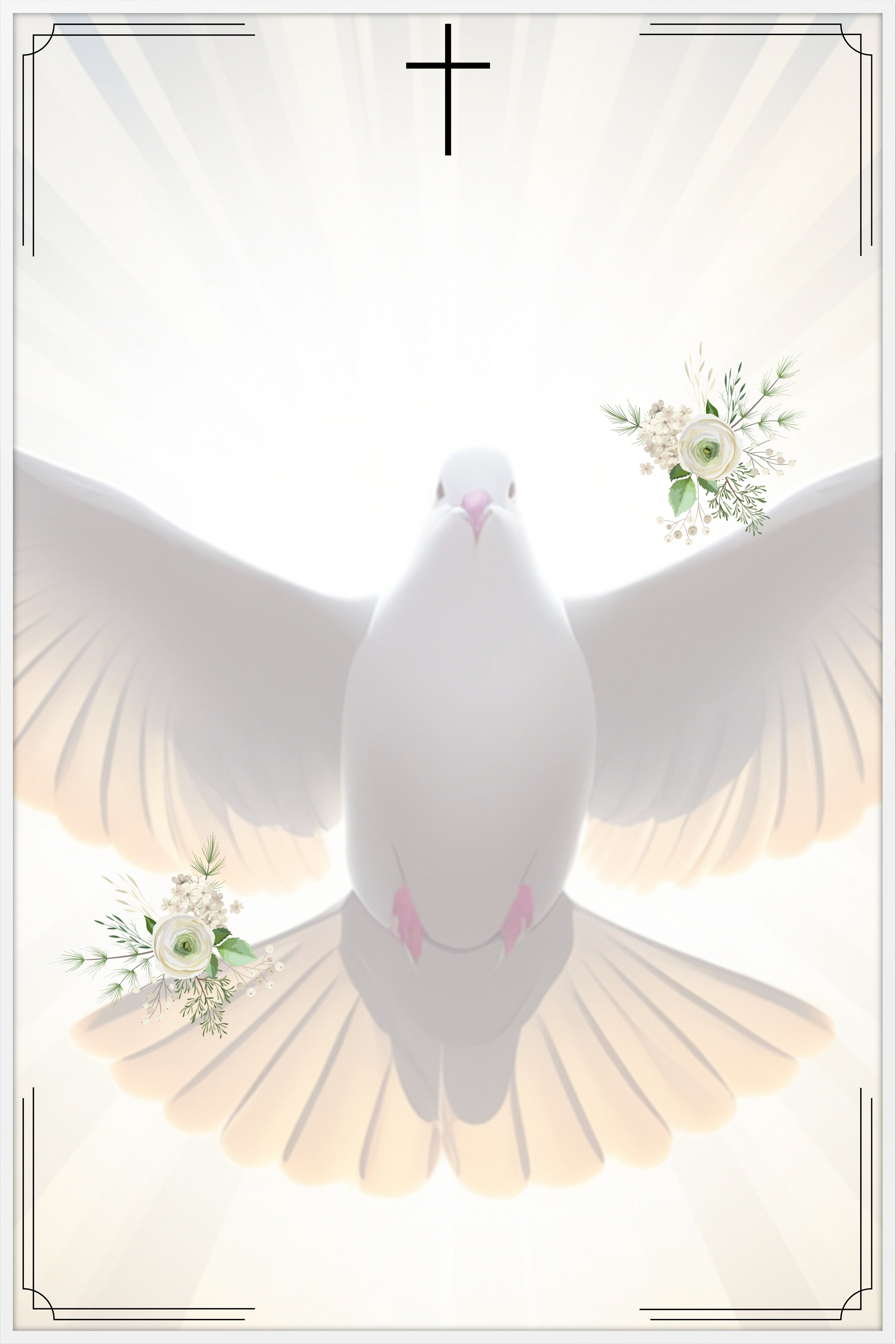 Angelic Light Memorial Poster