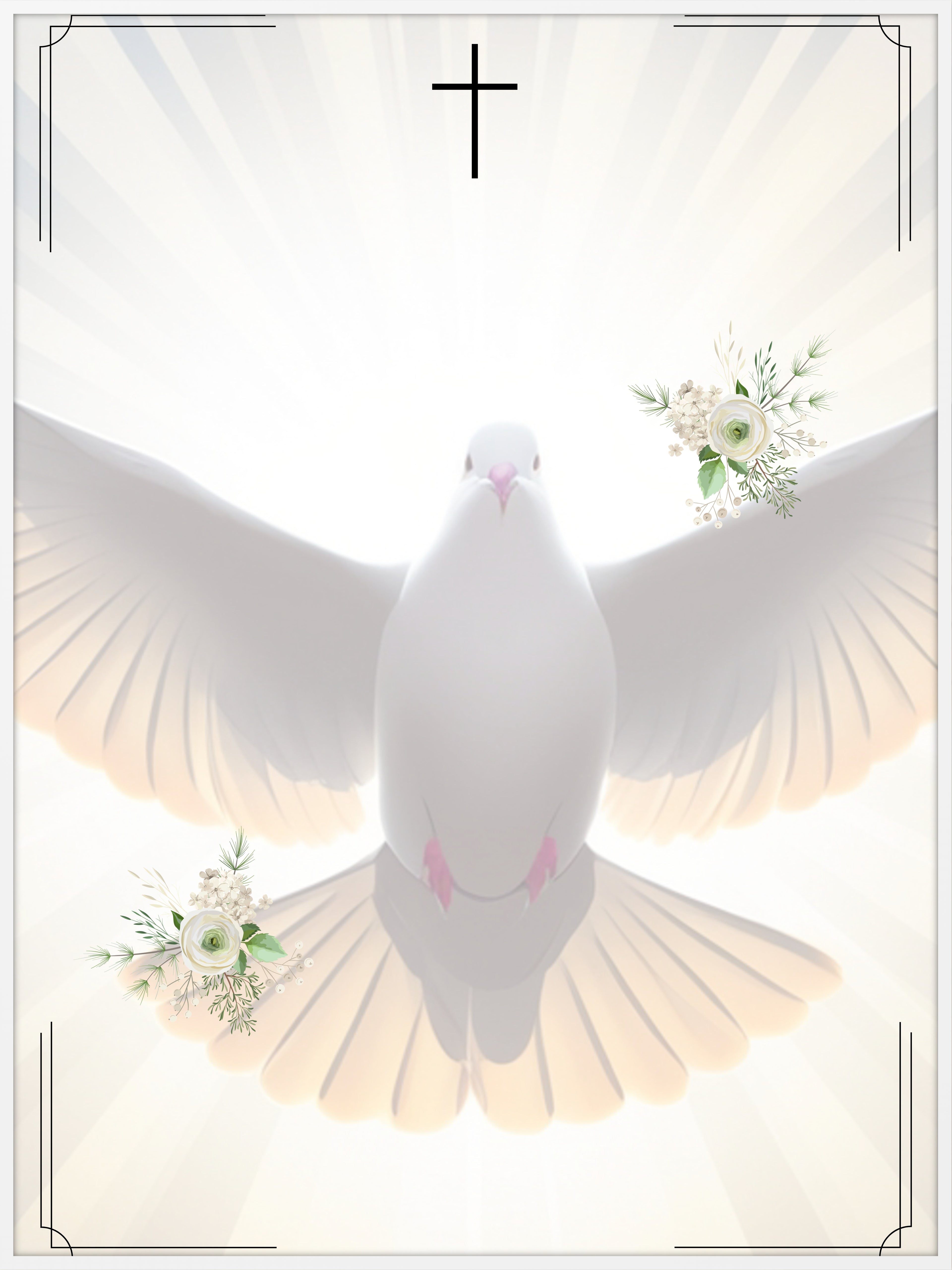 Angelic Light Memorial Poster