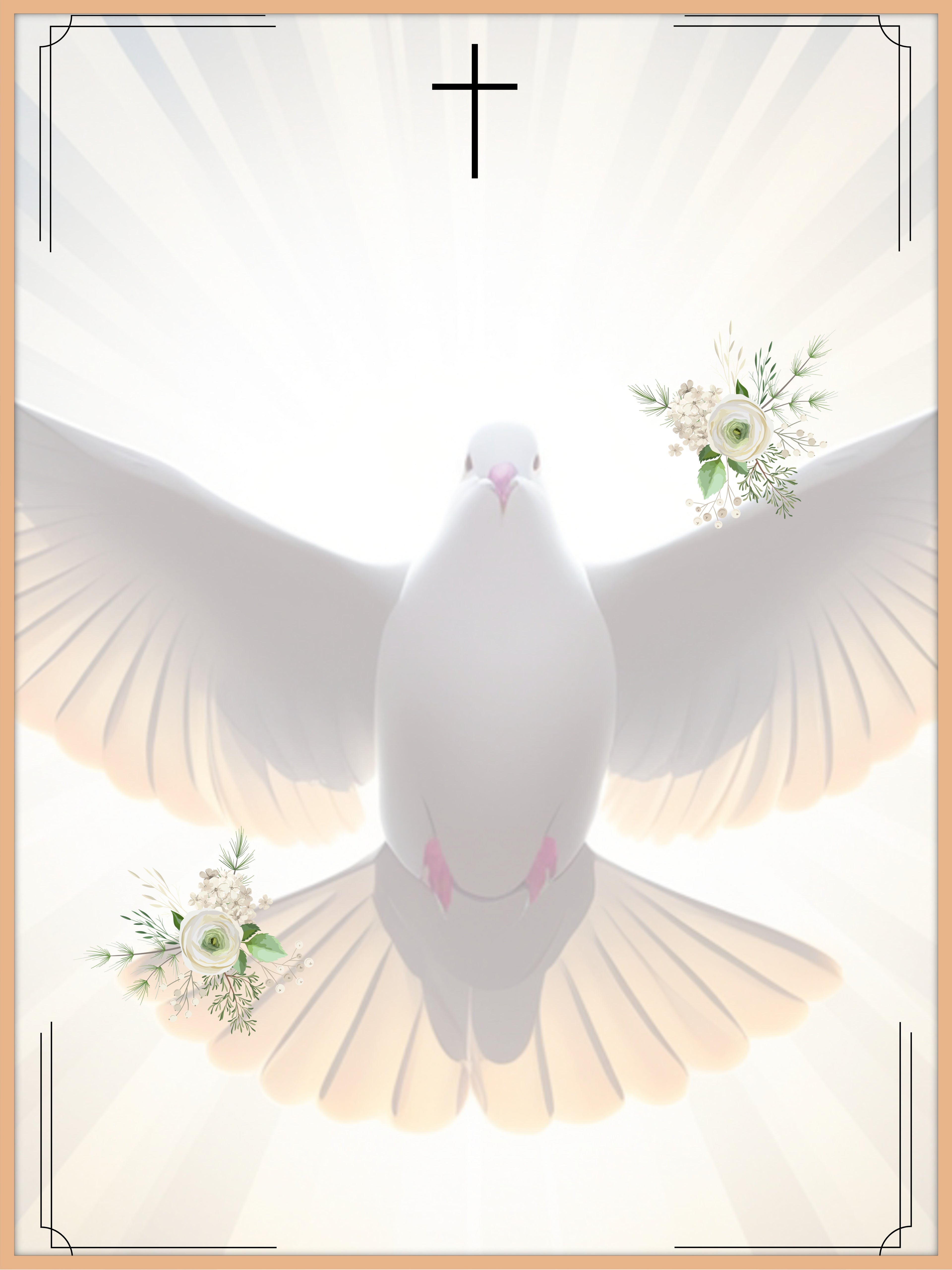 Angelic Light Memorial Poster