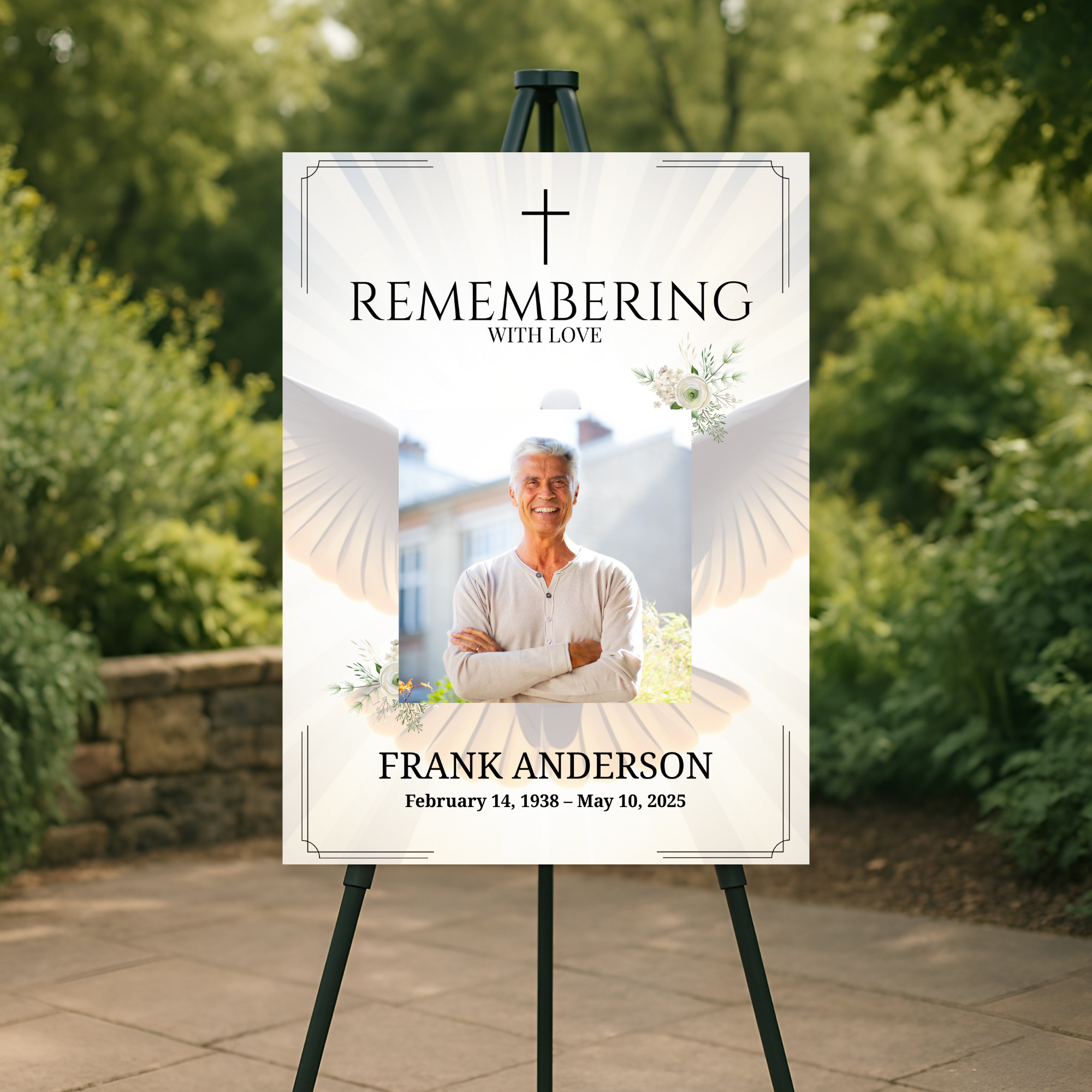 Angelic Light Memorial Poster