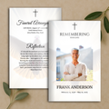 Angelic Light Funeral Program