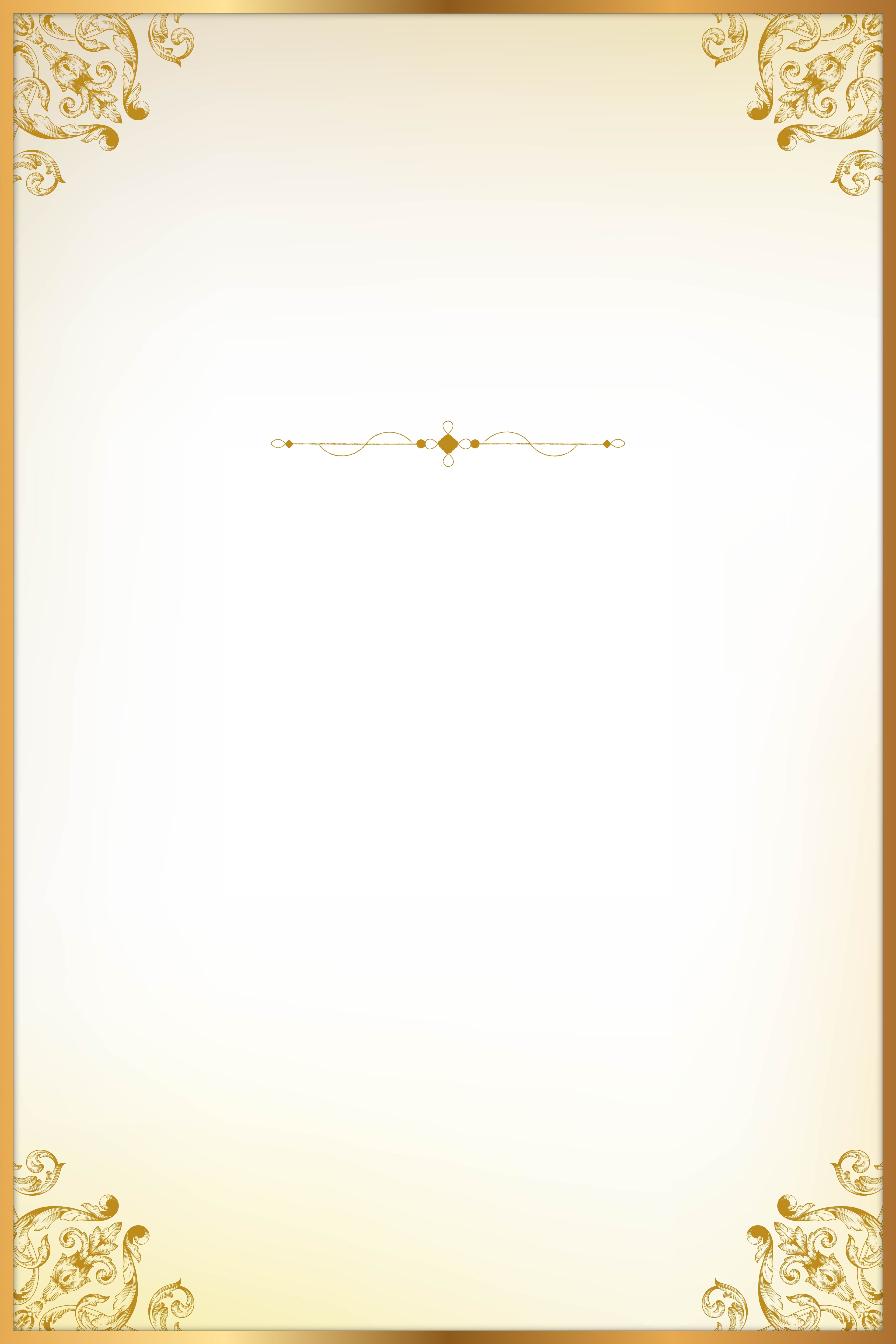 Baroque Gold Memorial Poster
