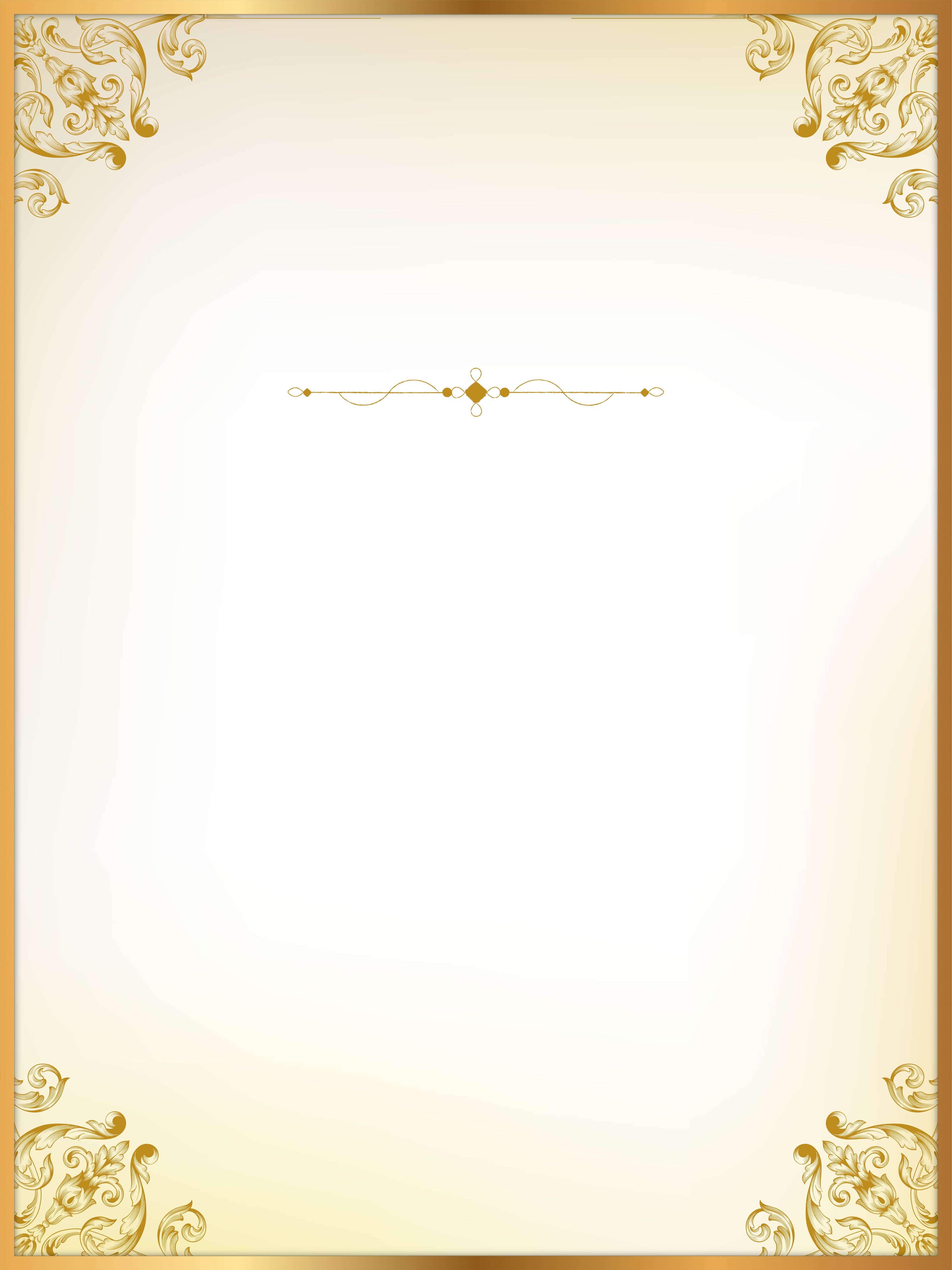 Baroque Gold Memorial Poster