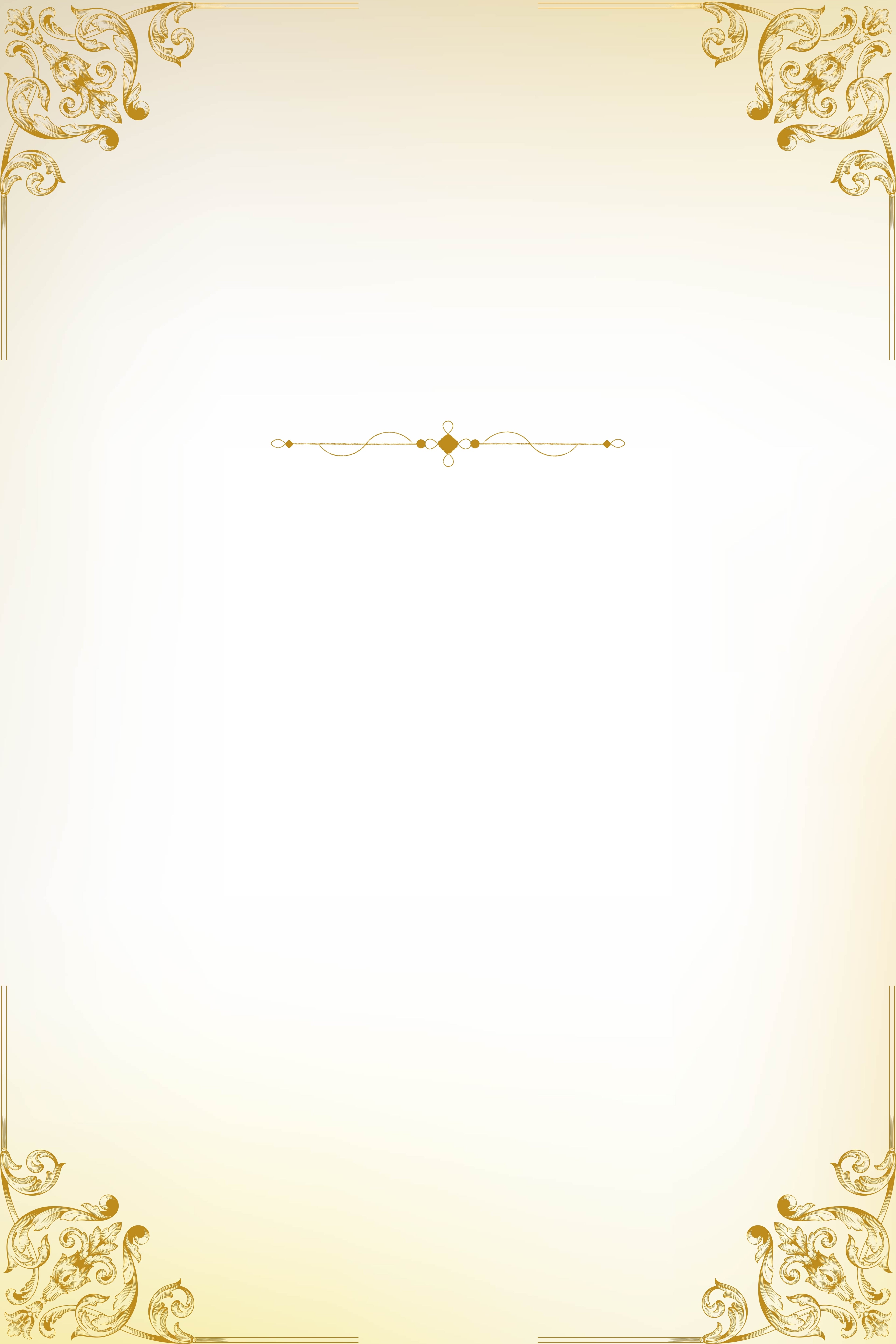 Baroque Gold Memorial Poster