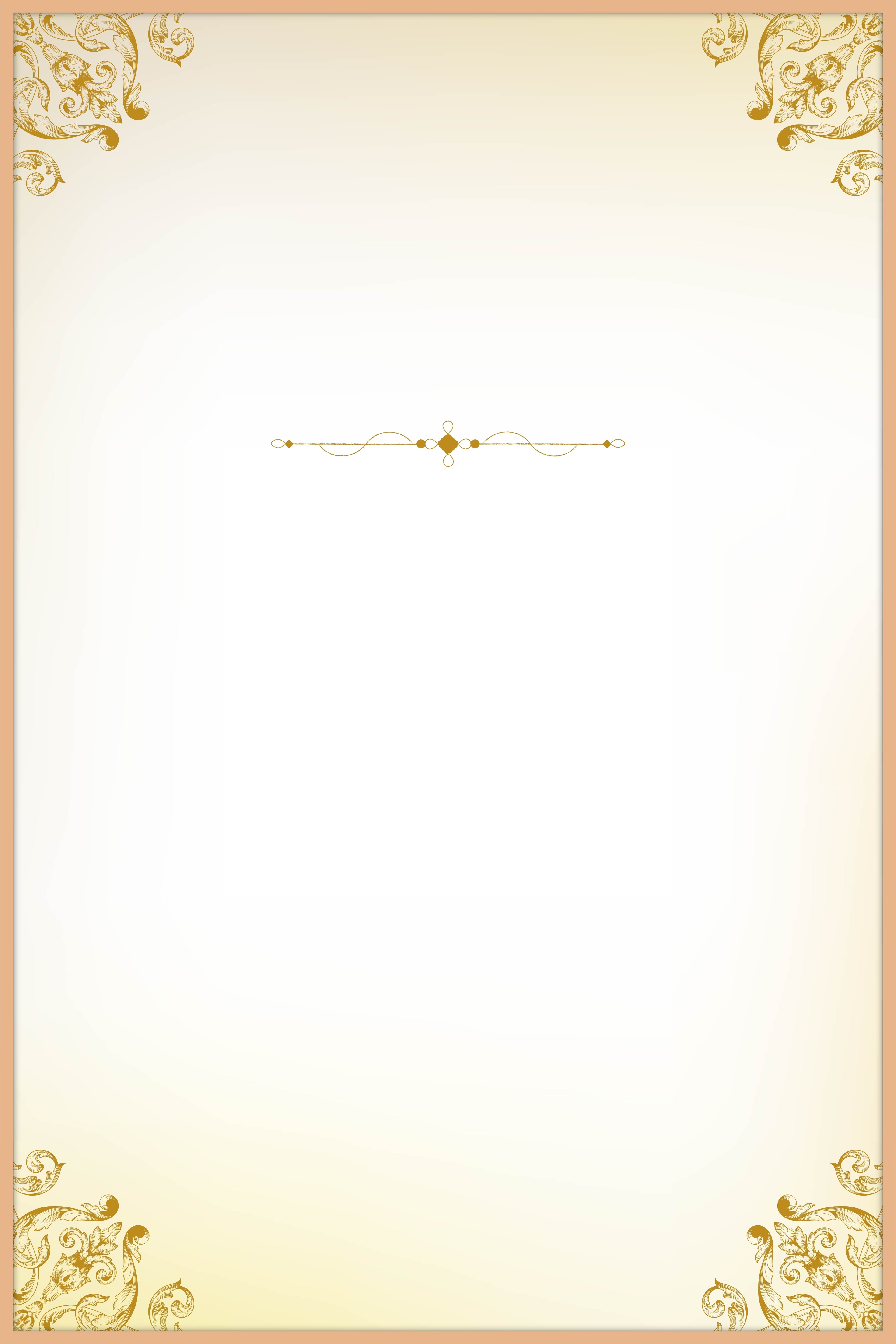 Baroque Gold Memorial Poster