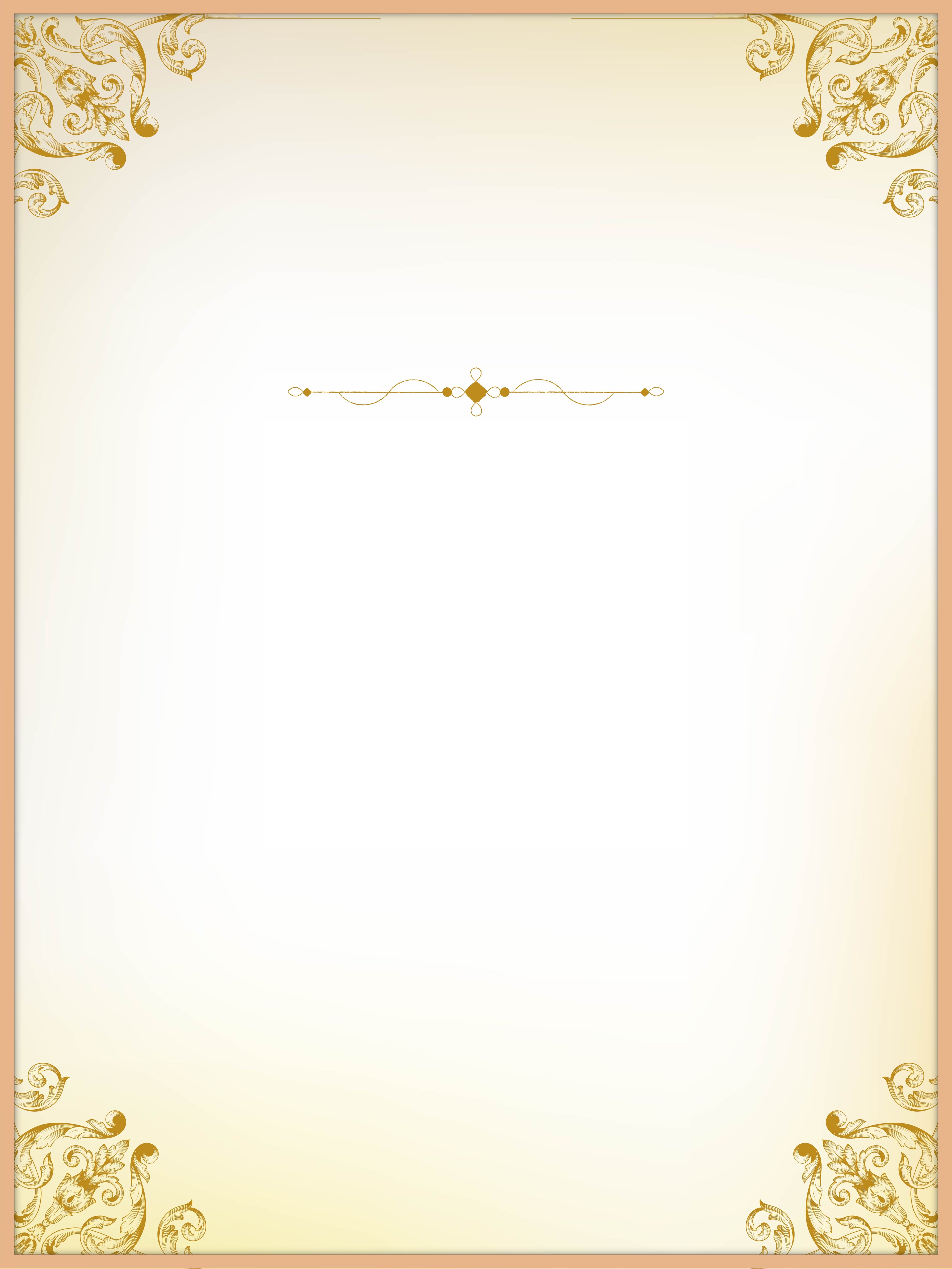 Baroque Gold Memorial Poster