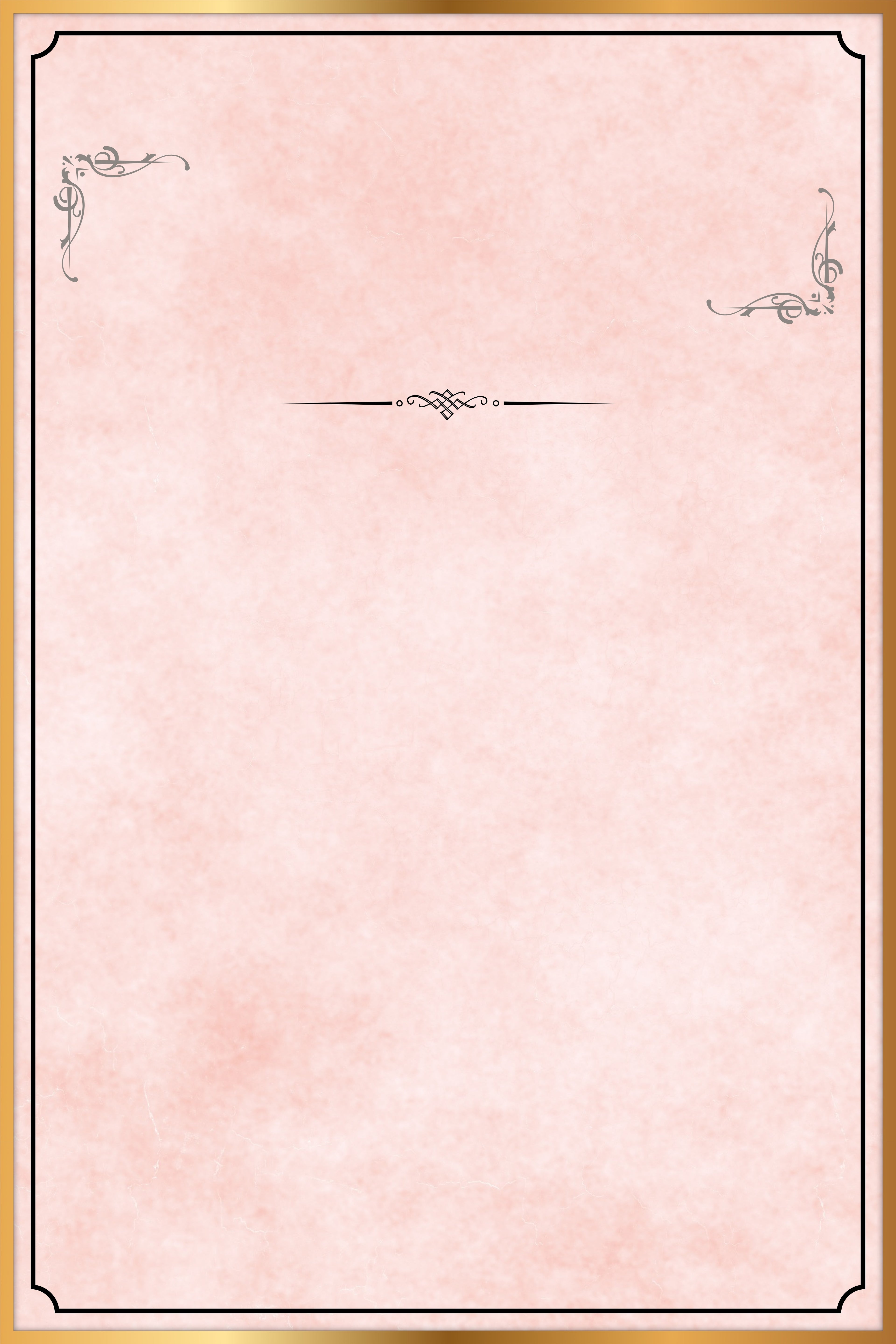 Blush Scroll Memorial Poster
