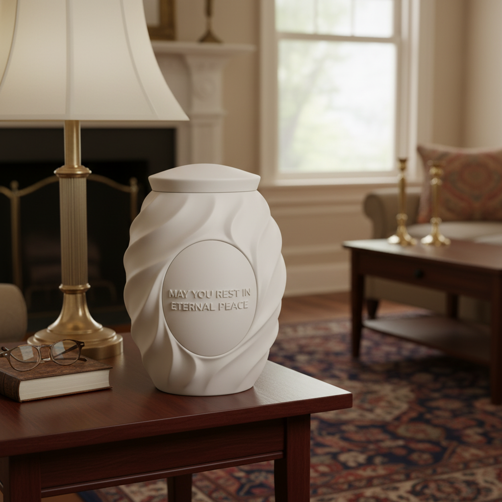 Cascading Wave Cremation Urn — lifestyle 4