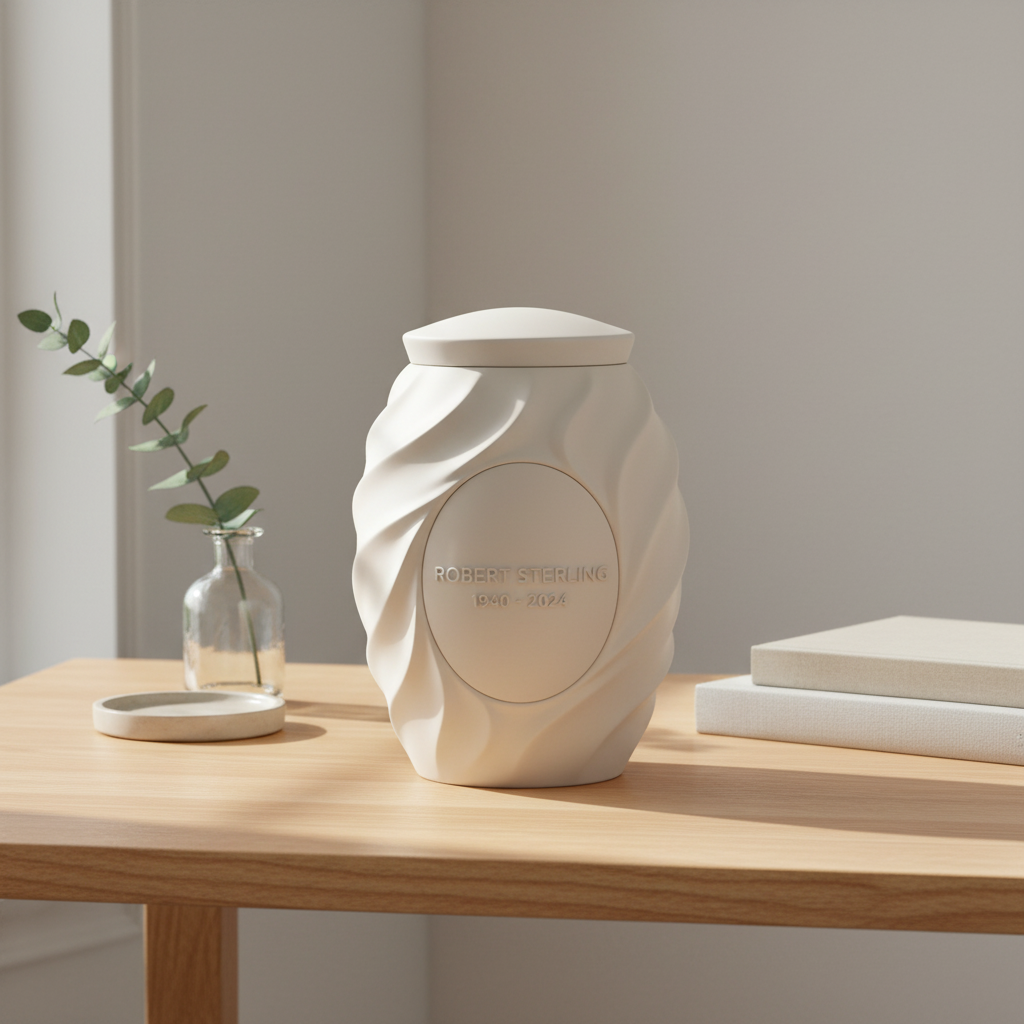 Cascading Wave Cremation Urn — lifestyle 5