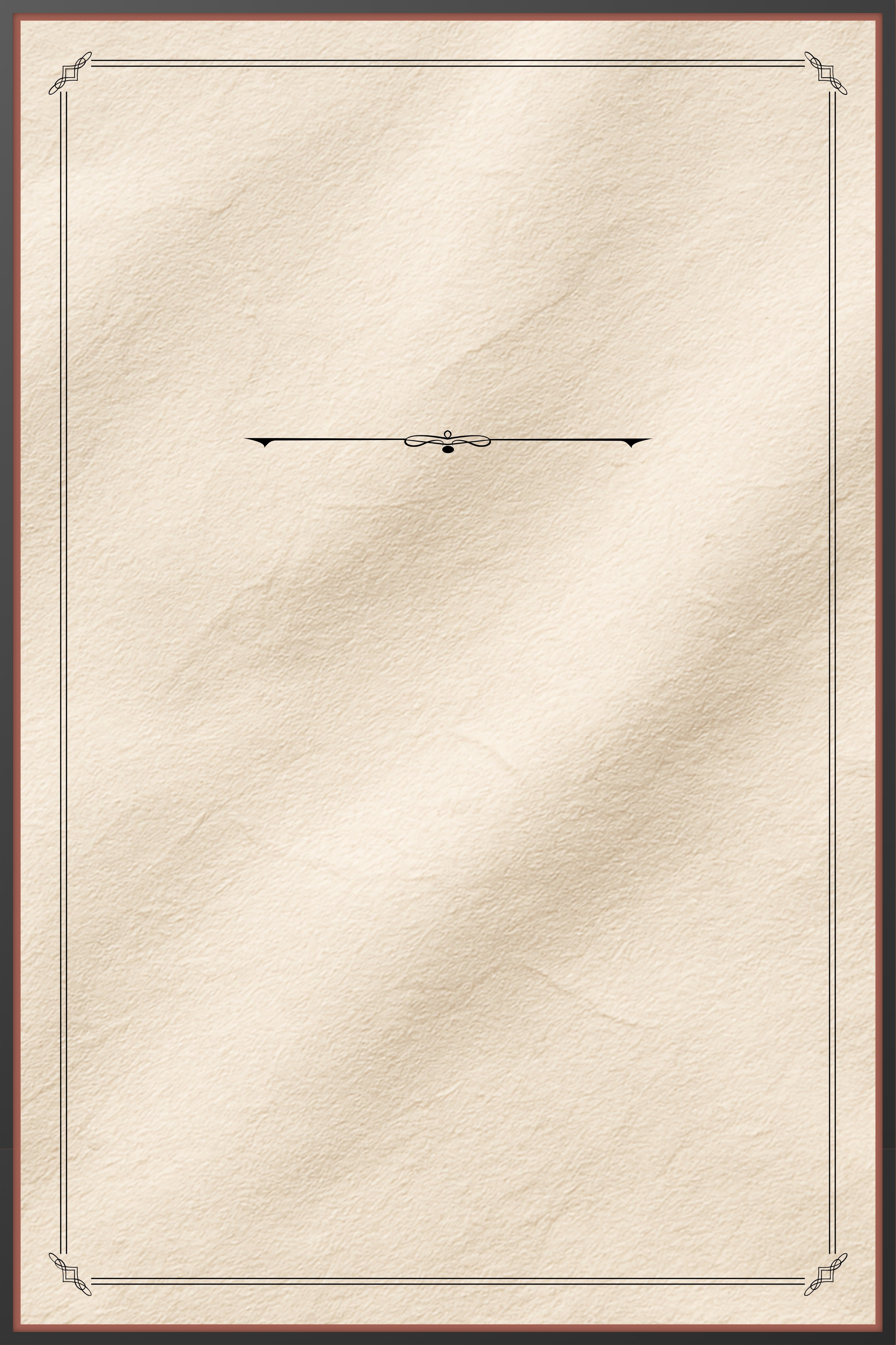 Deco Parchment Memorial Poster