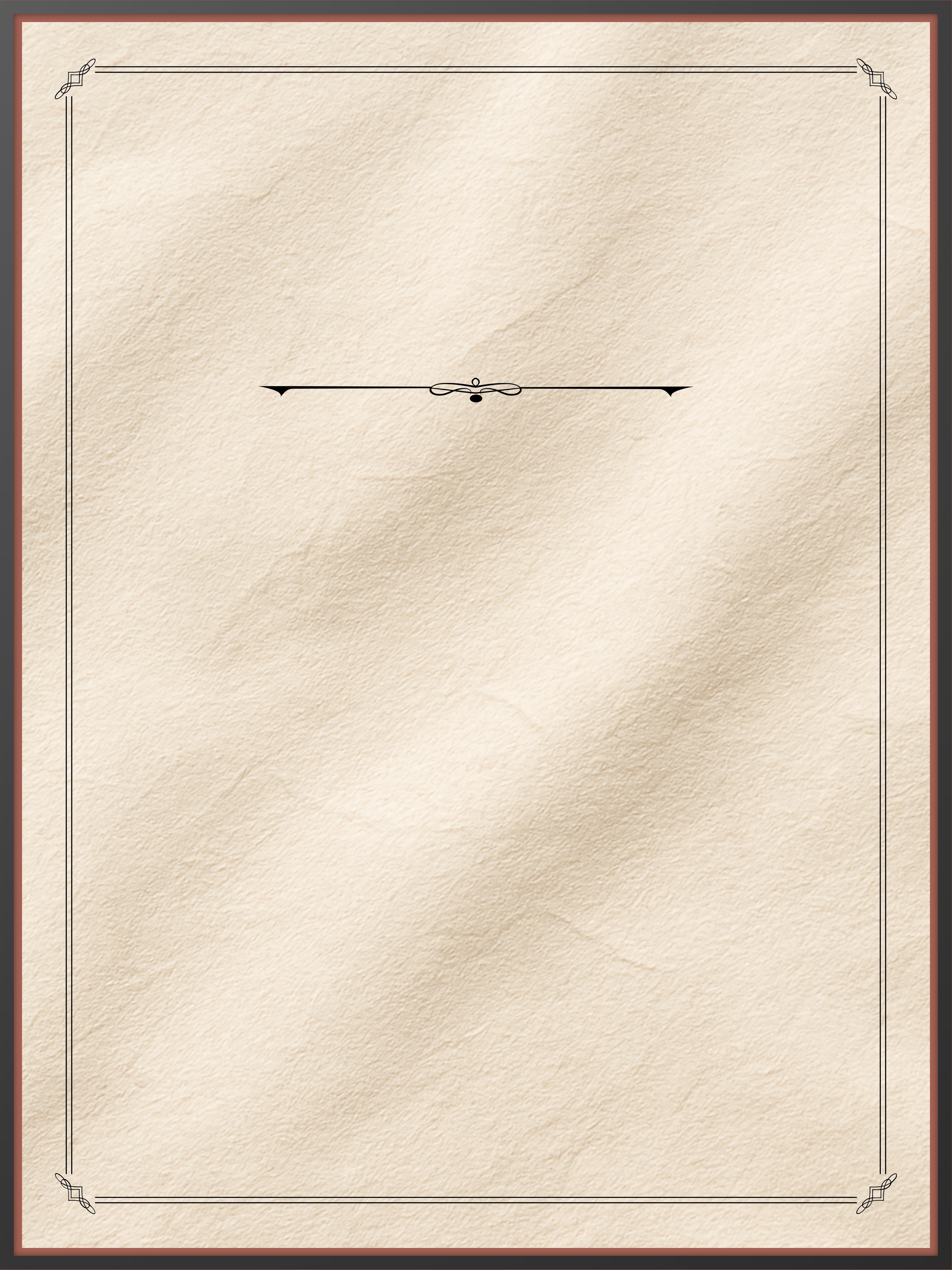 Deco Parchment Memorial Poster