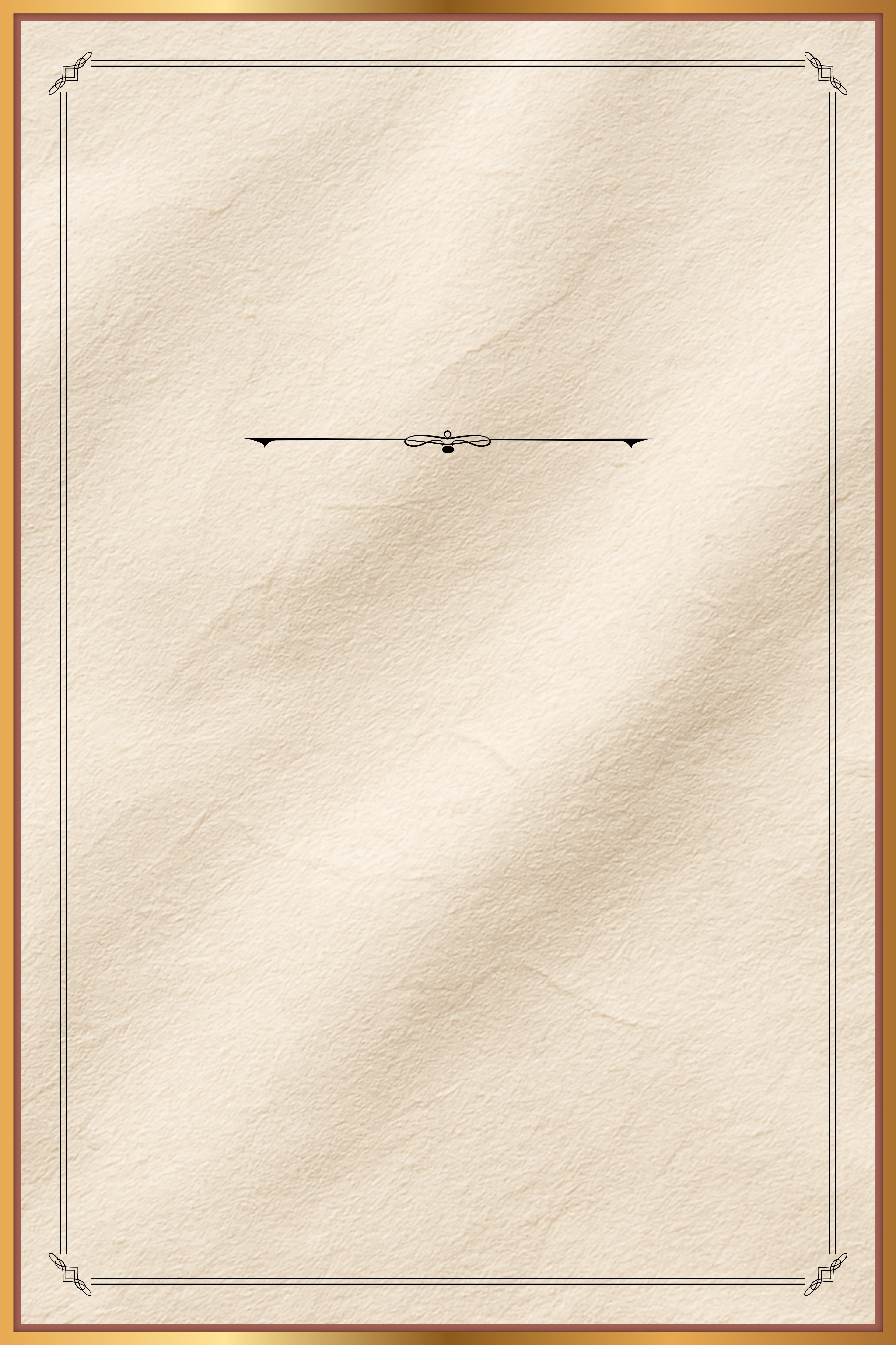Deco Parchment Memorial Poster