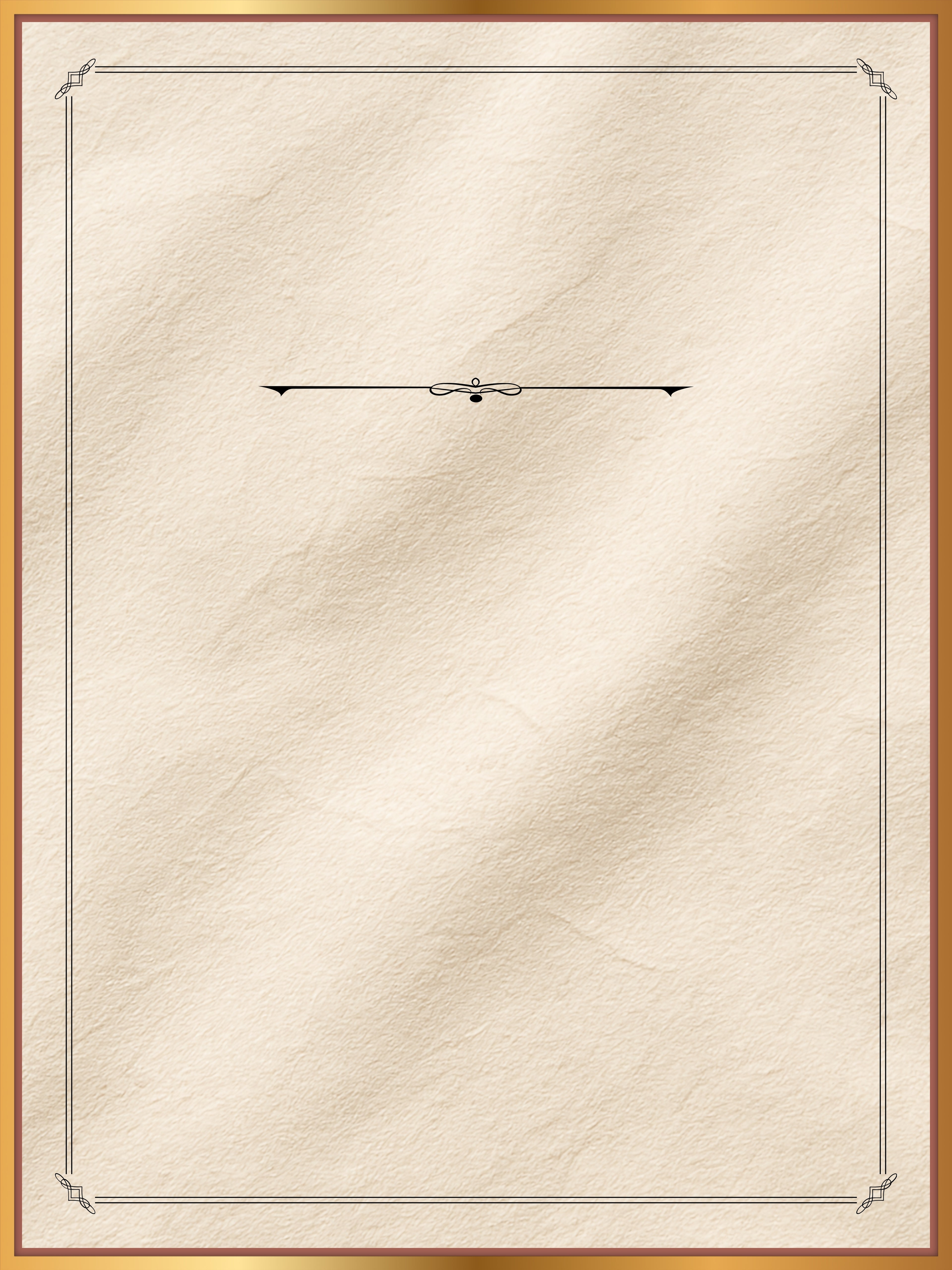 Deco Parchment Memorial Poster