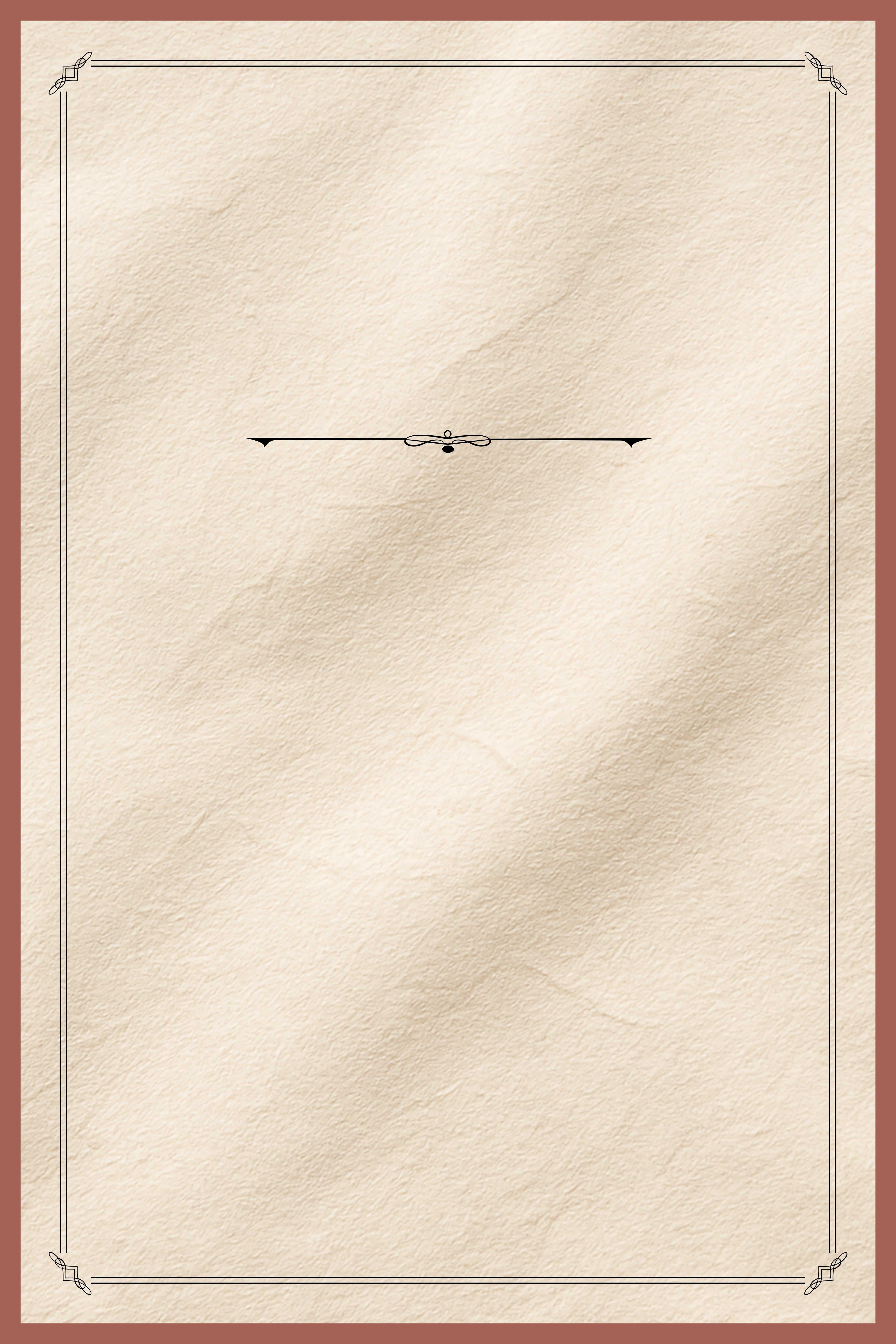 Deco Parchment Memorial Poster