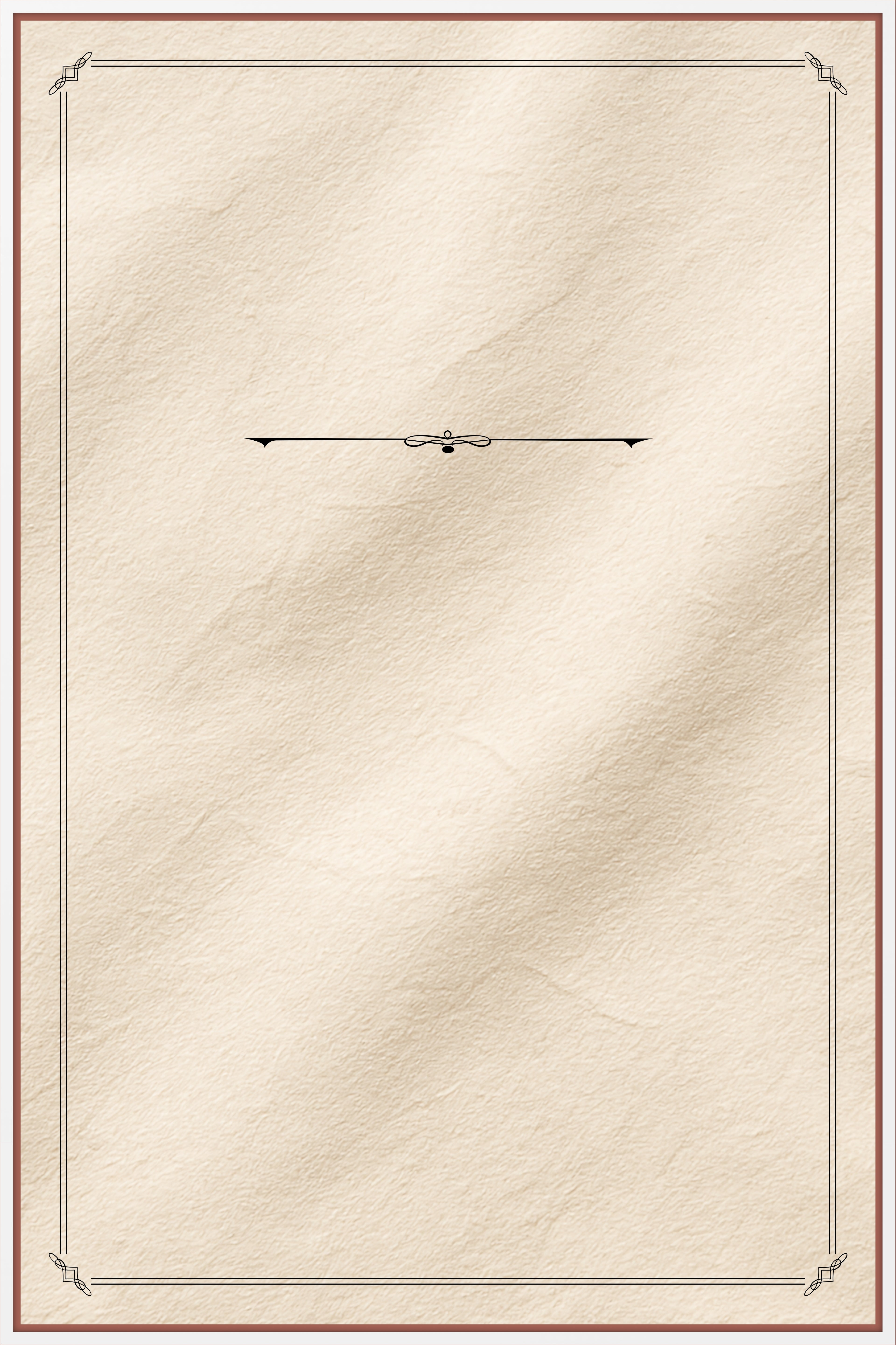 Deco Parchment Memorial Poster