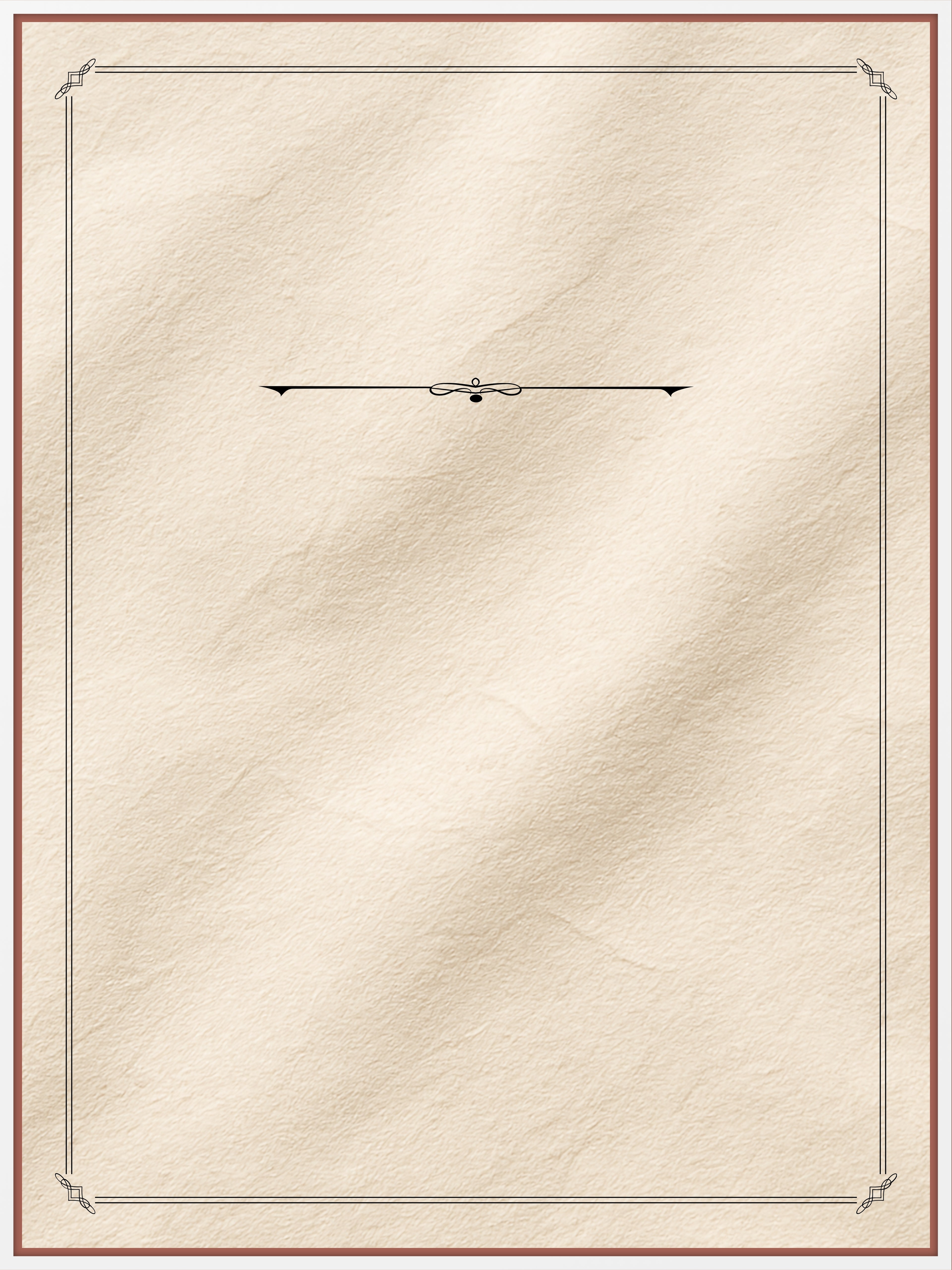 Deco Parchment Memorial Poster