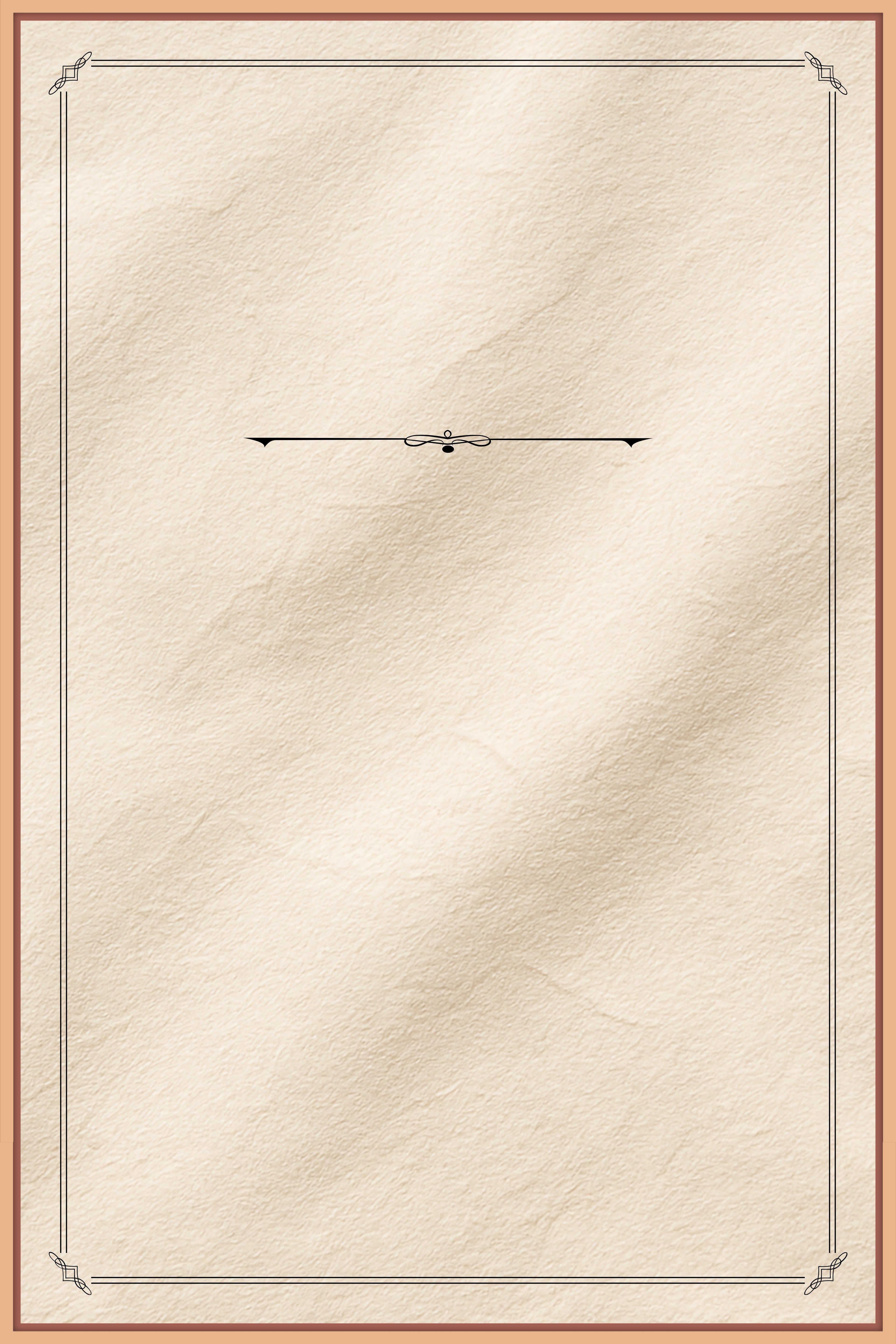 Deco Parchment Memorial Poster