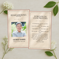 Deco Parchment Prayer Card