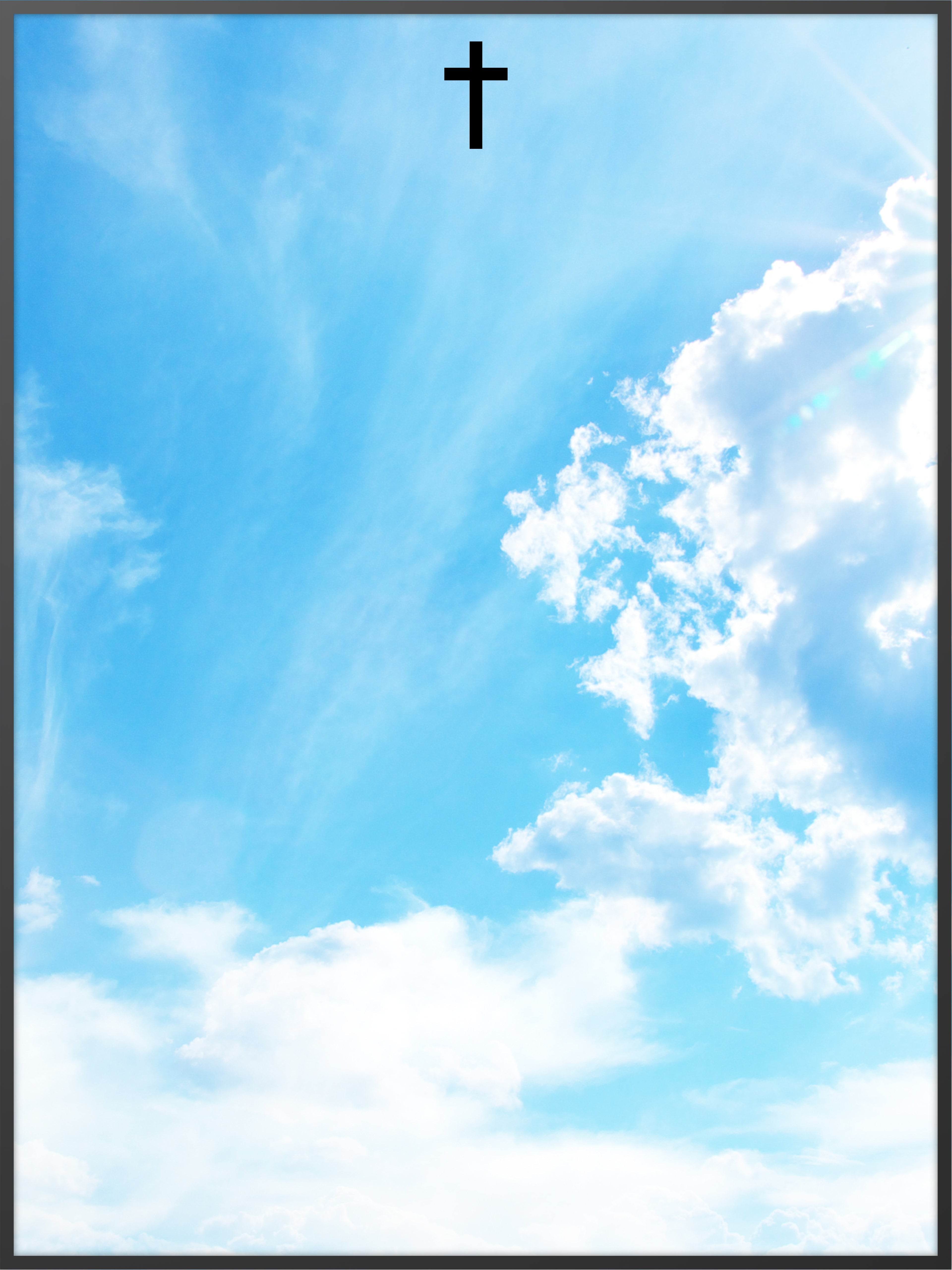 Divine Sky Memorial Poster