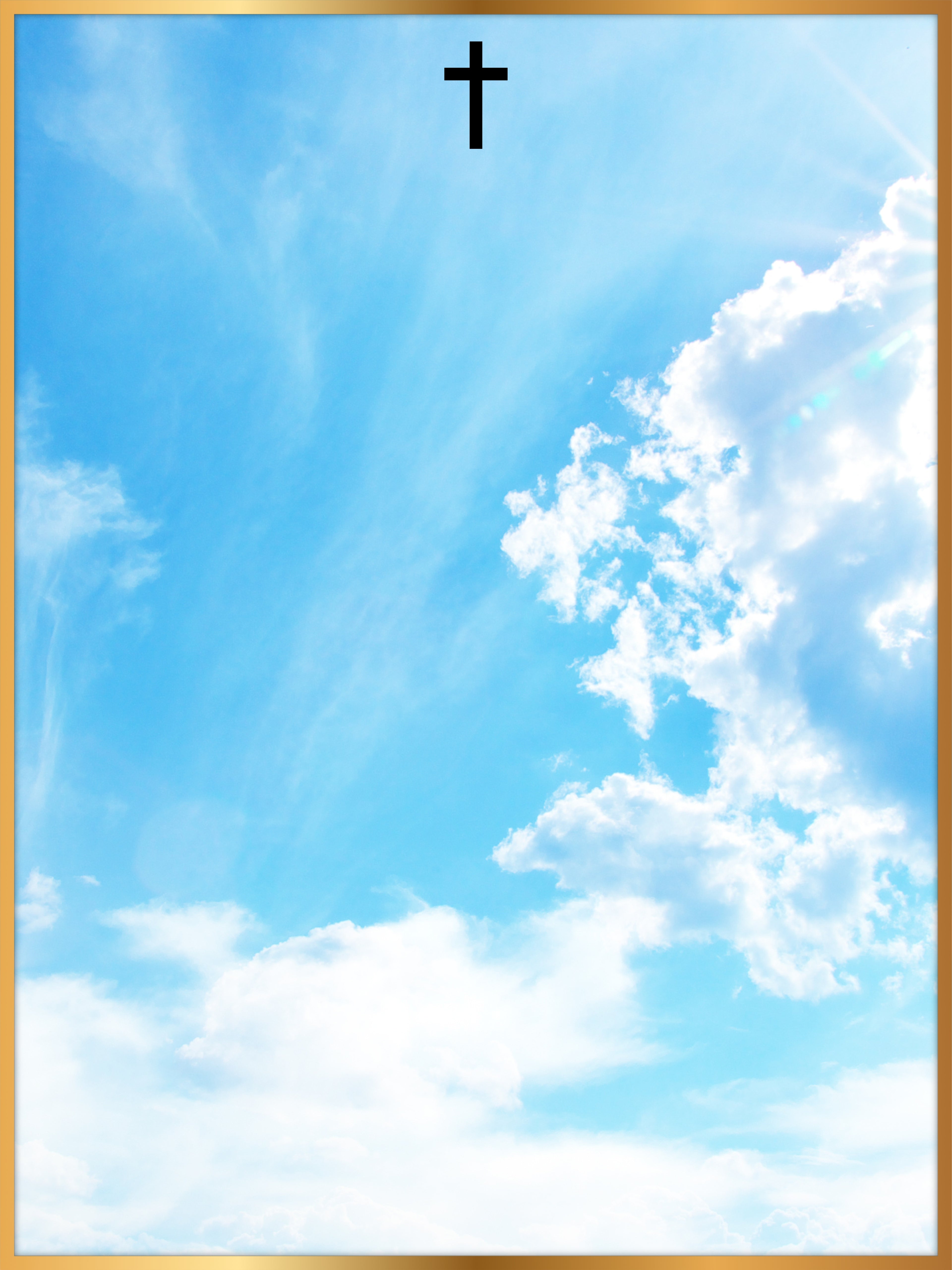 Divine Sky Memorial Poster