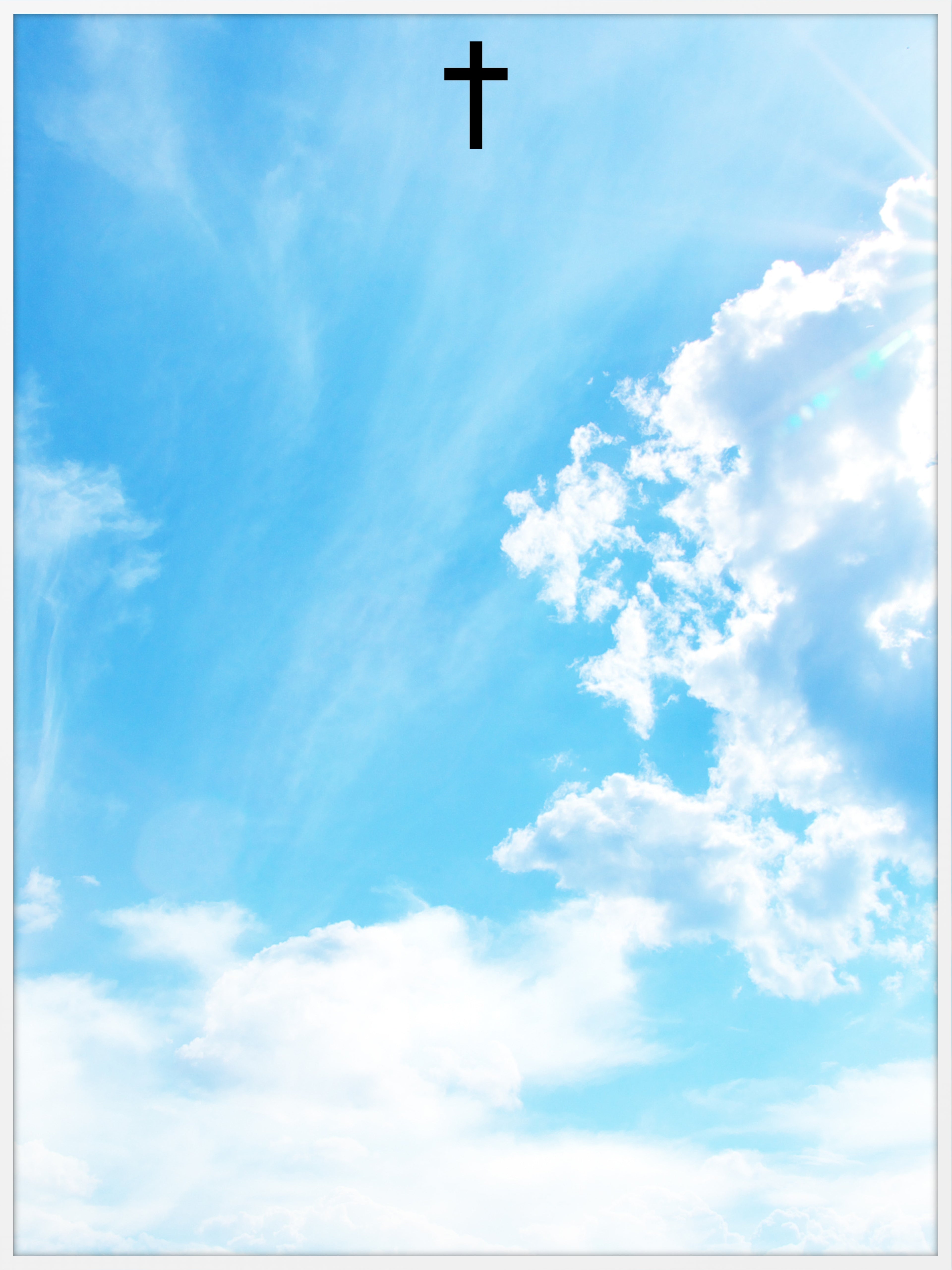 Divine Sky Memorial Poster
