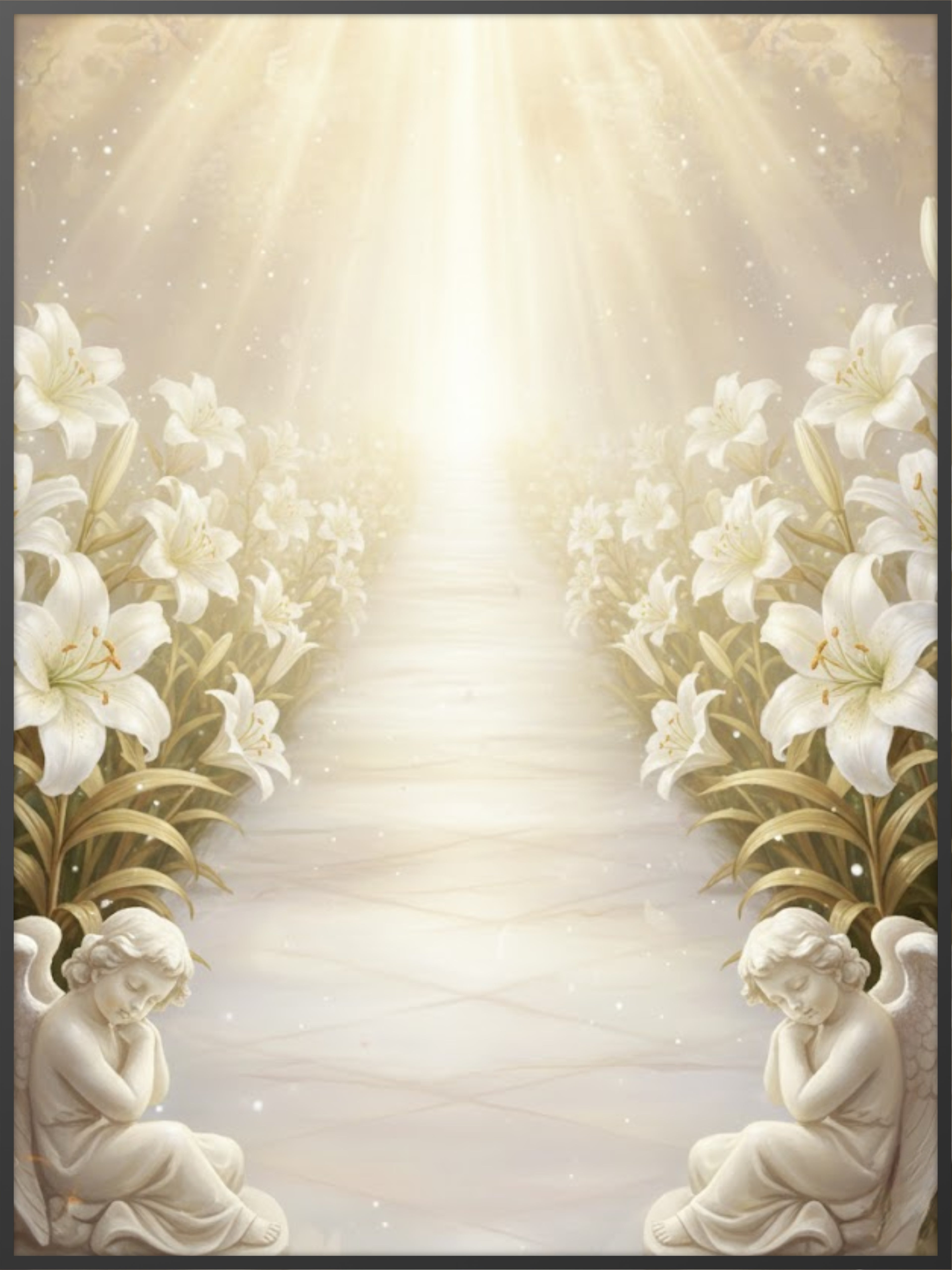 Golden Light Memorial Poster