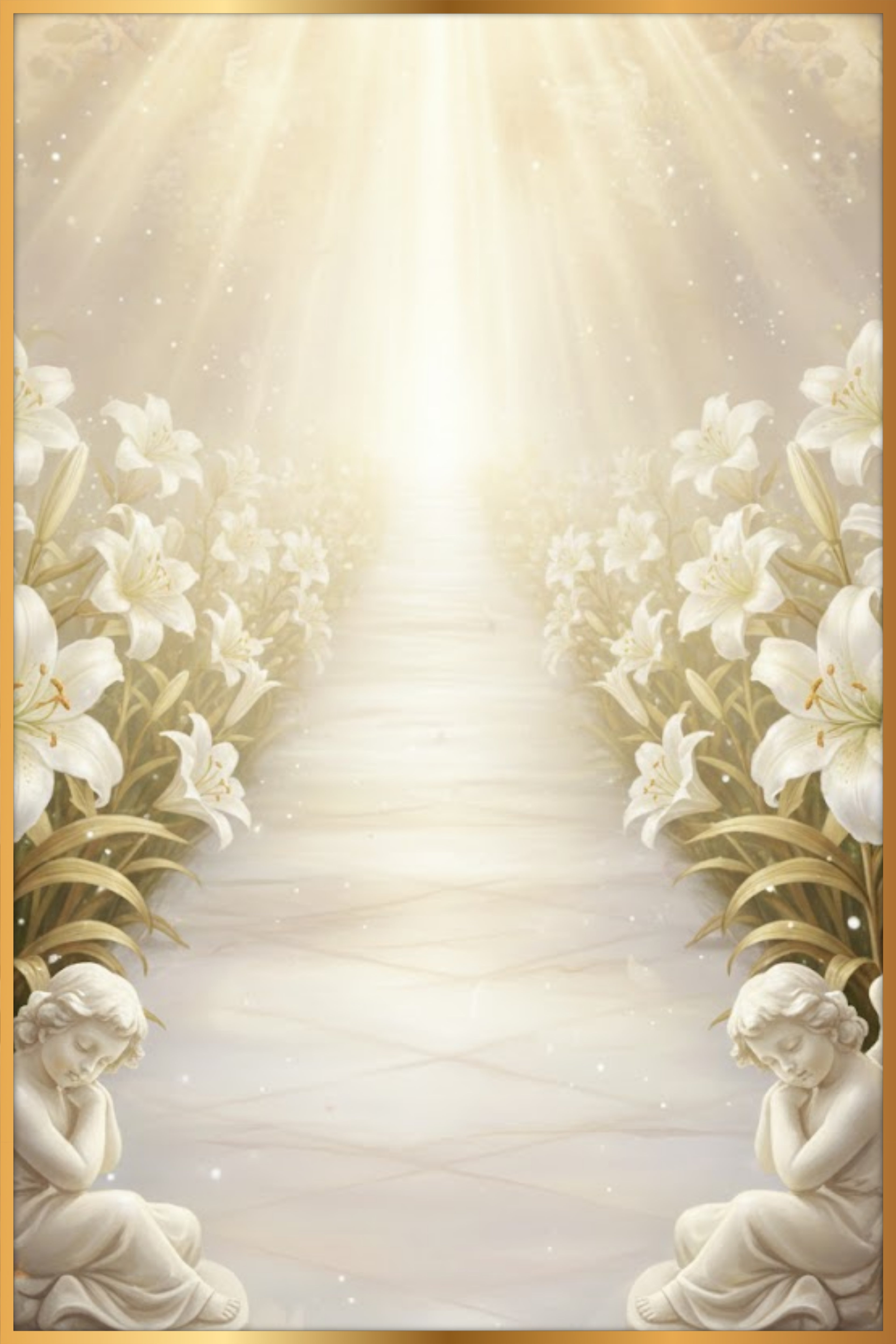 Golden Light Memorial Poster