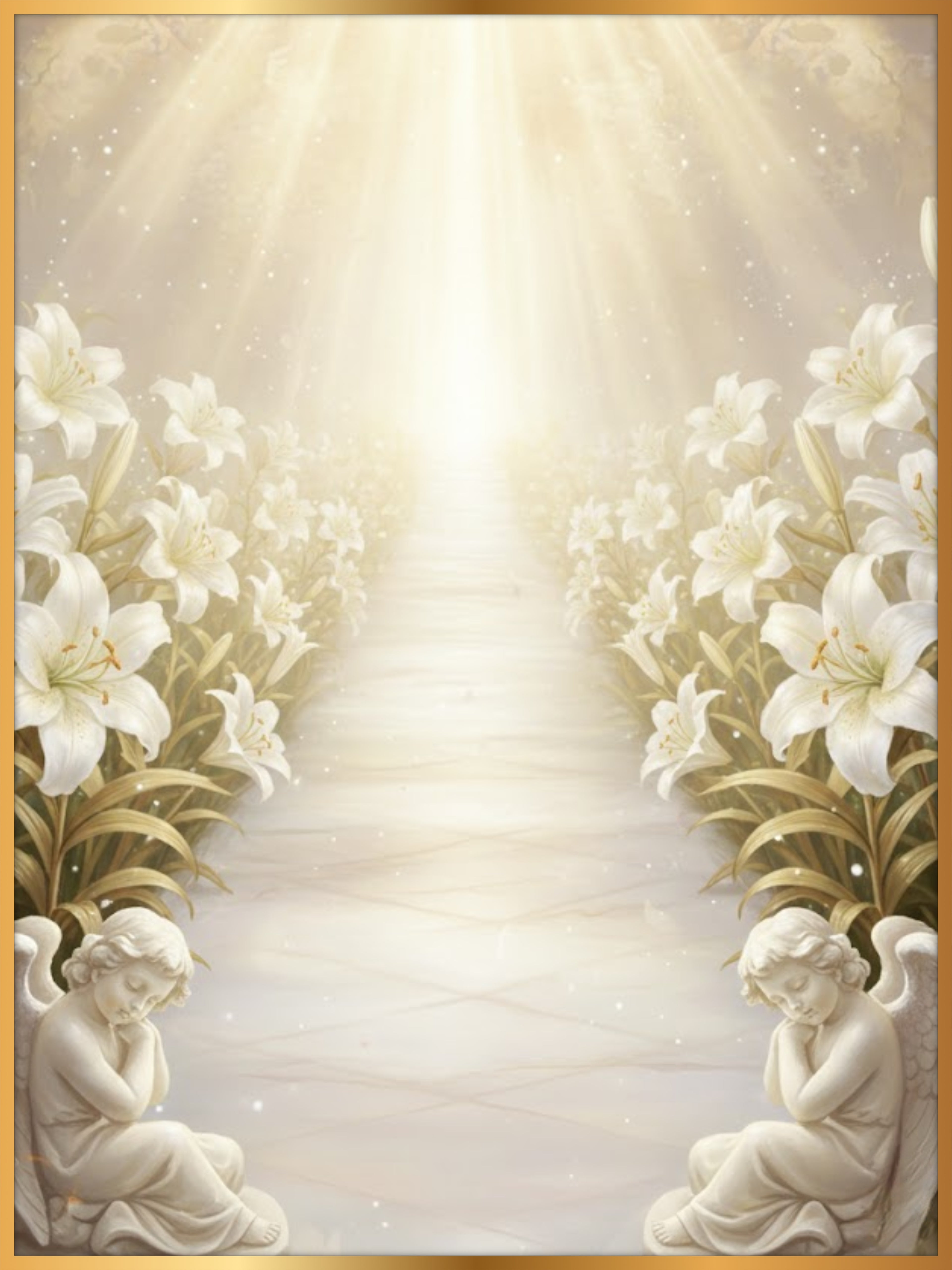 Golden Light Memorial Poster