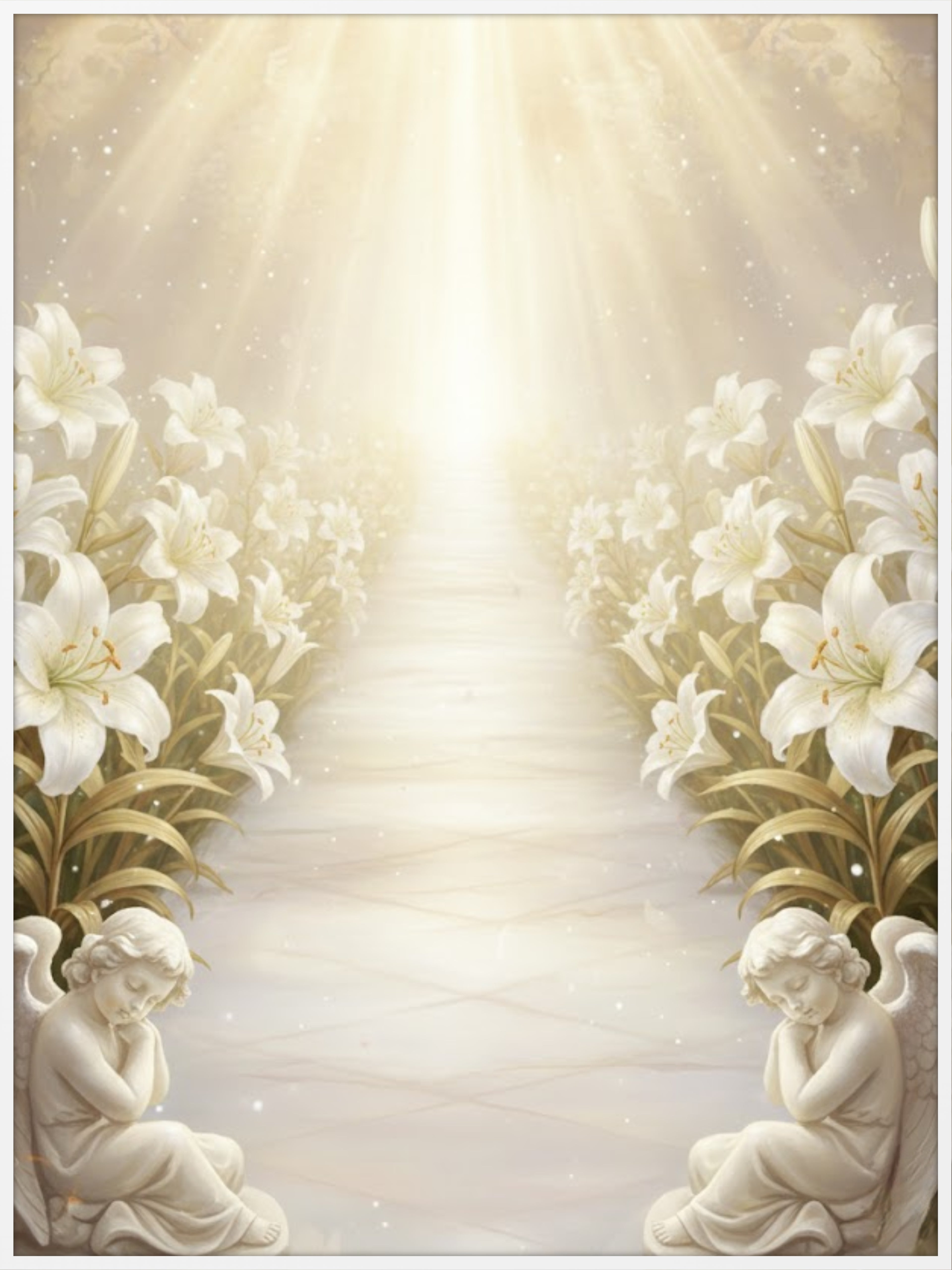 Golden Light Memorial Poster