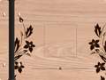 Garden Wood Cover Guest Book
