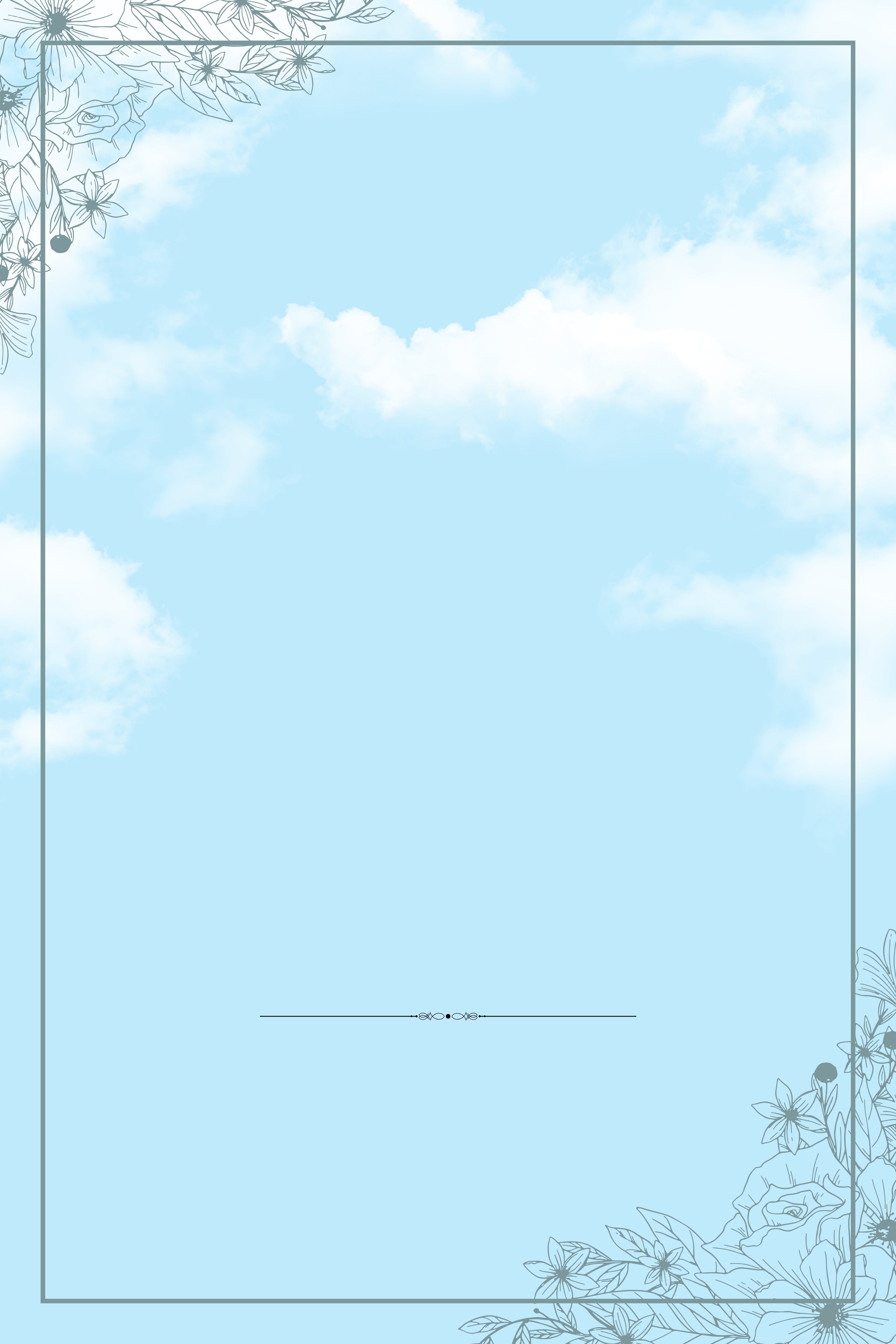 Heavenly Blue Memorial Poster