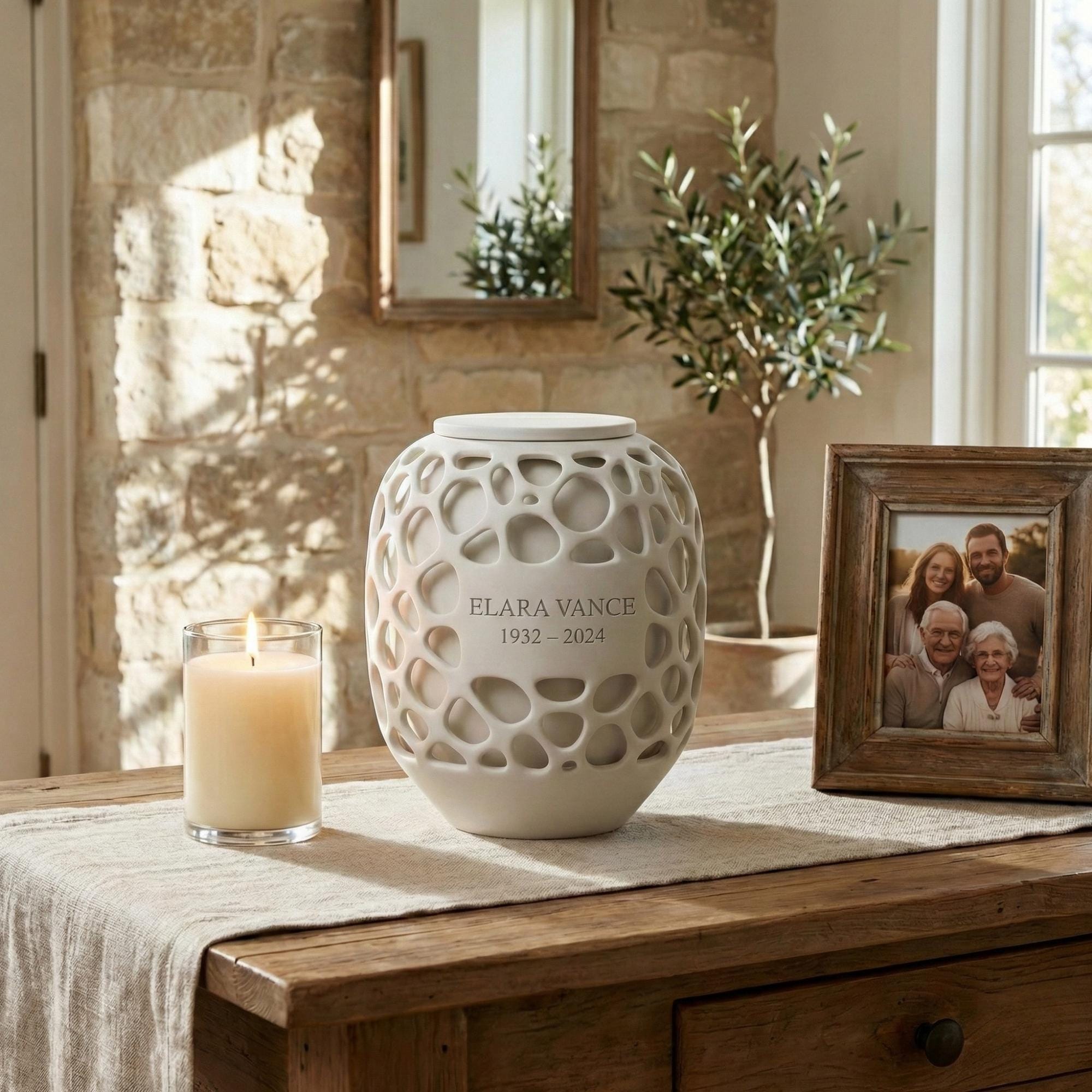 Voronoi Cremation Urn