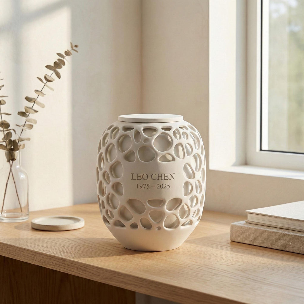 Voronoi Cremation Urn