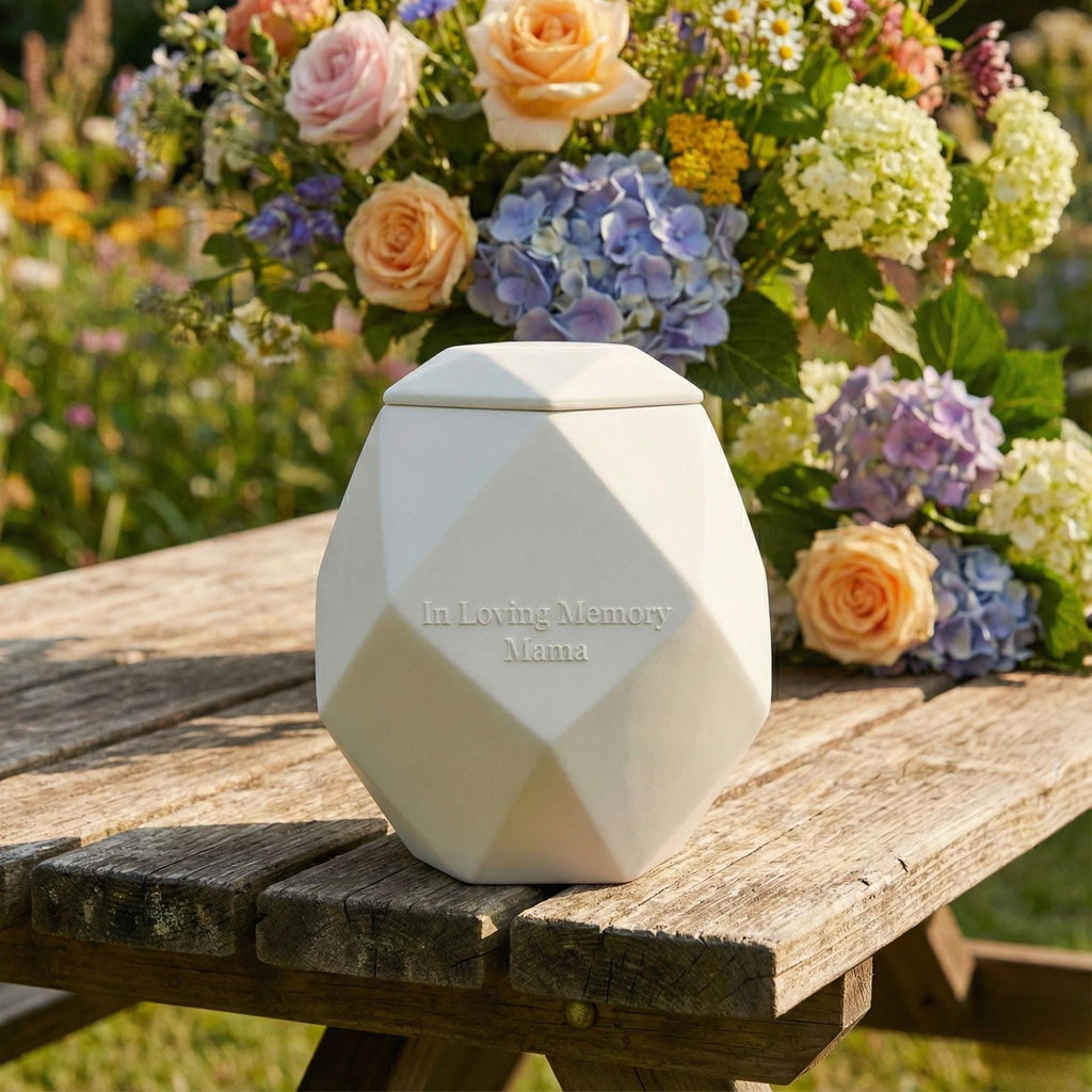 Geometric Cremation Urn