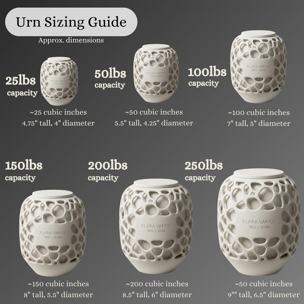 Voronoi Cremation Urn