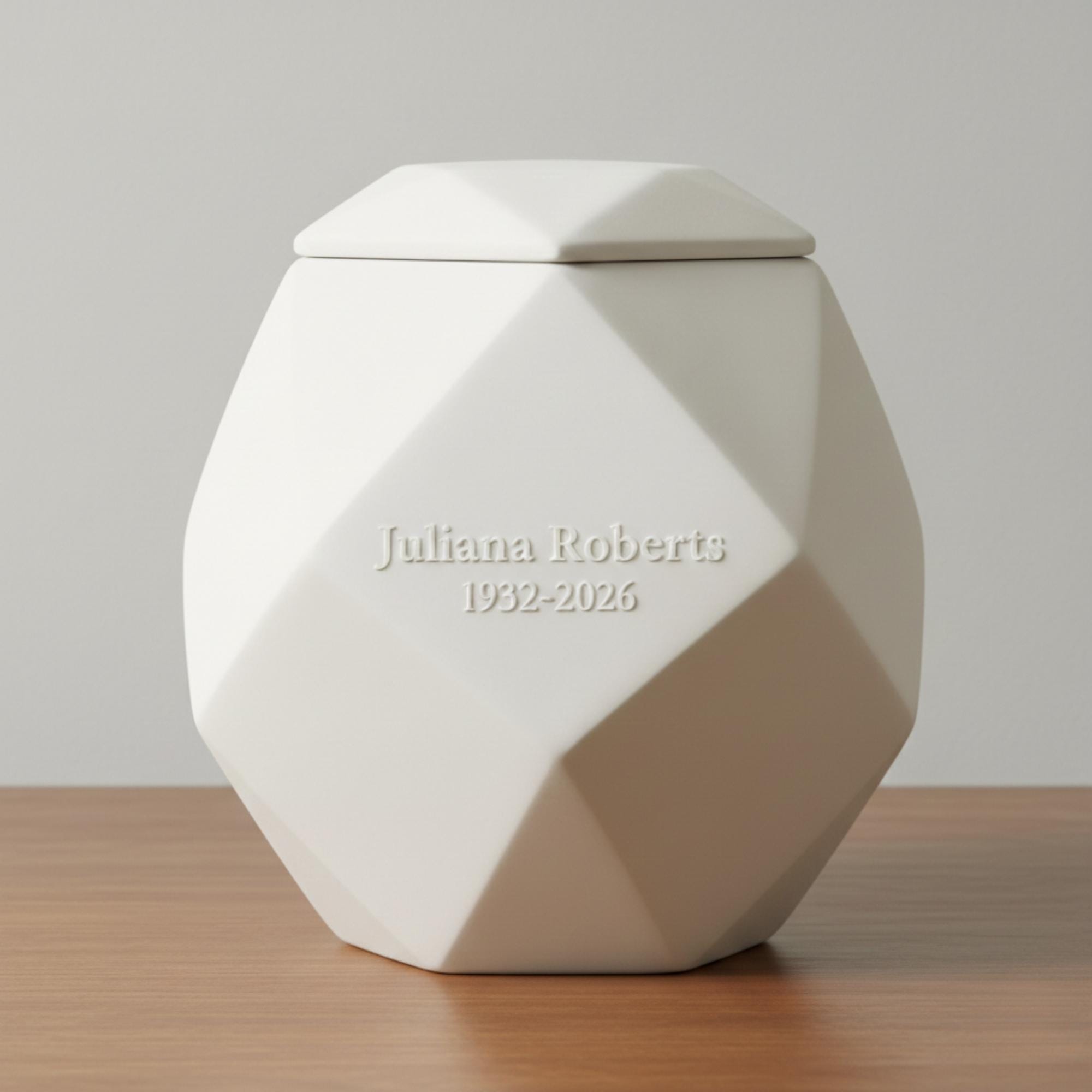 Geometric Cremation Urn