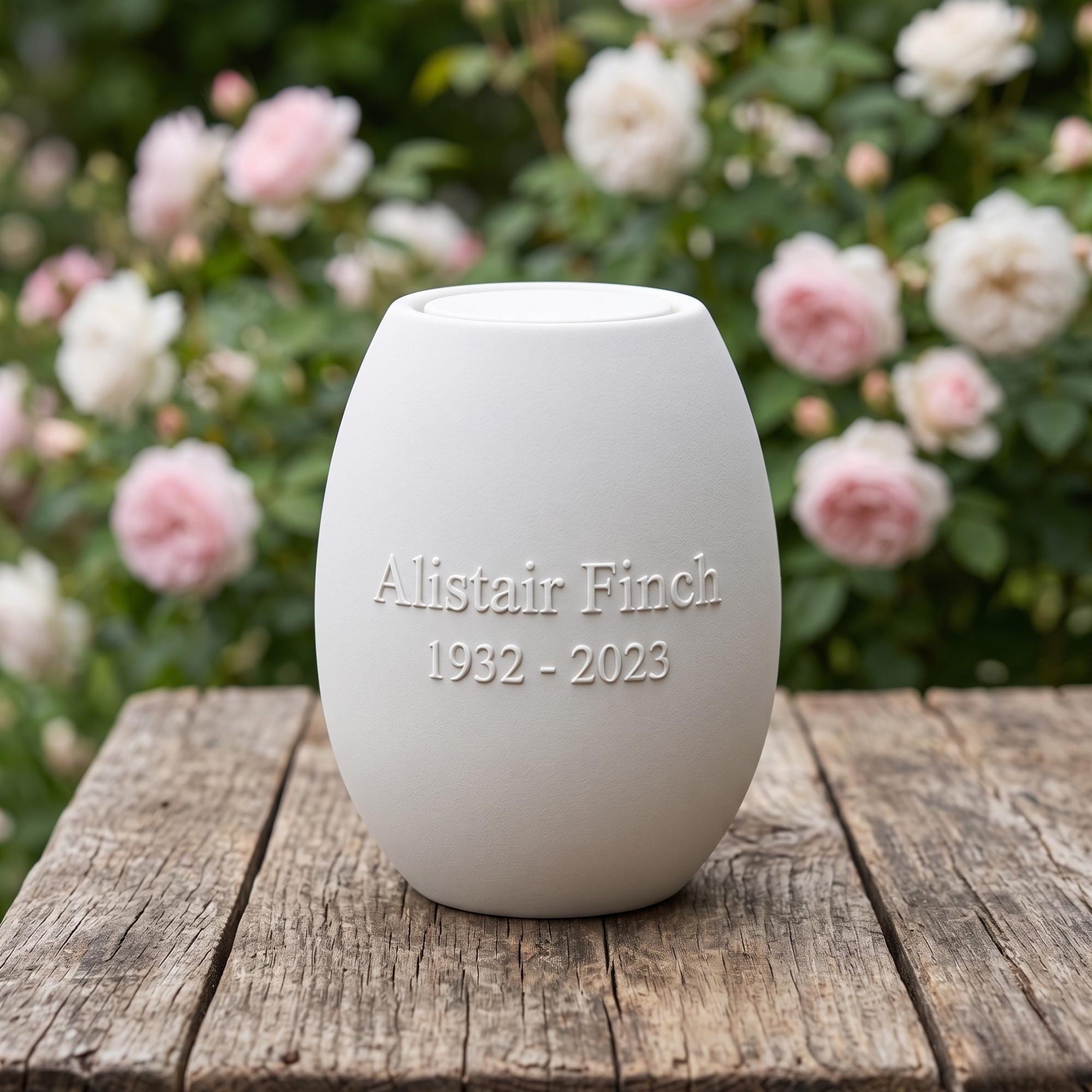 Ovoid Cremation Urn — image 5