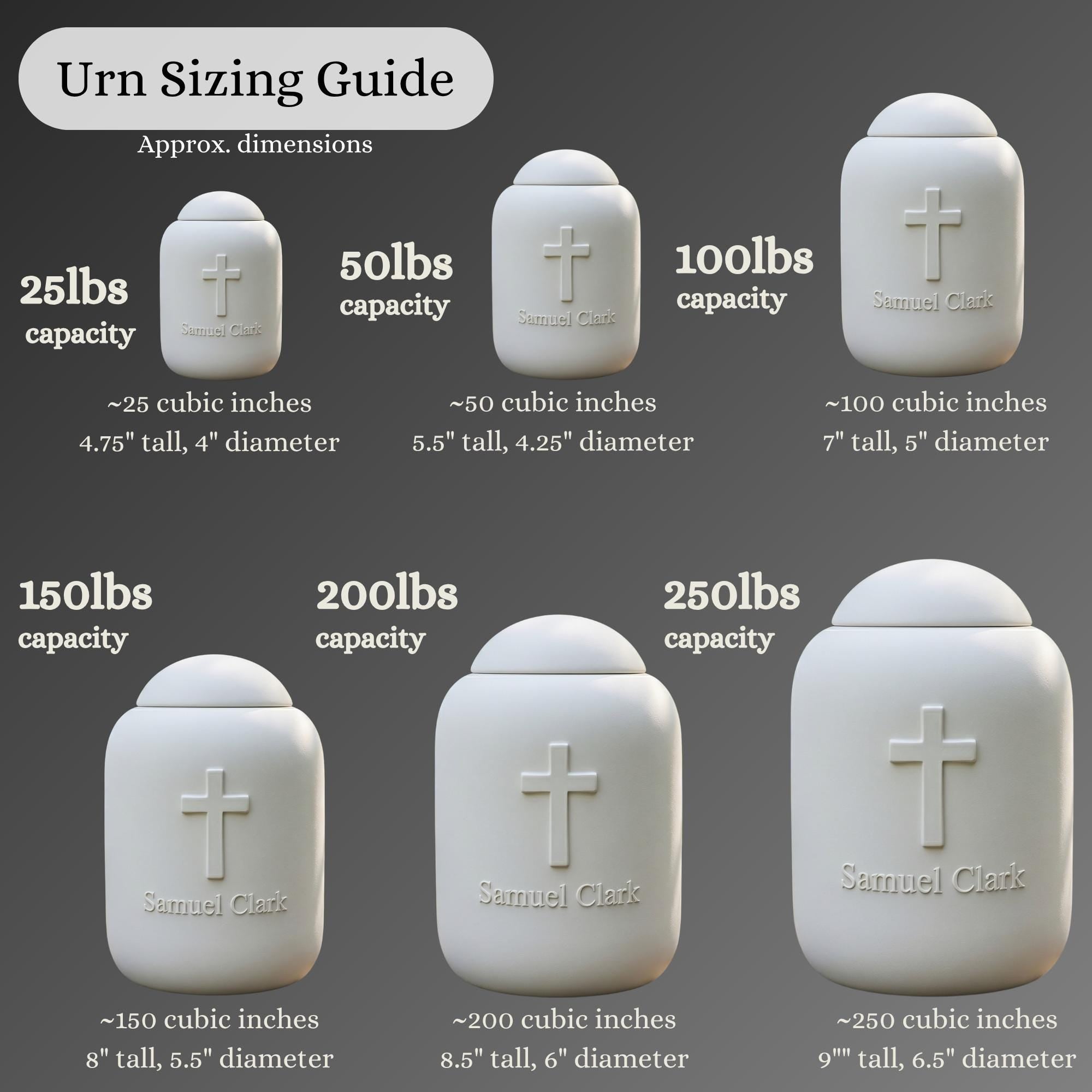 Domed Cremation Urn — image 8