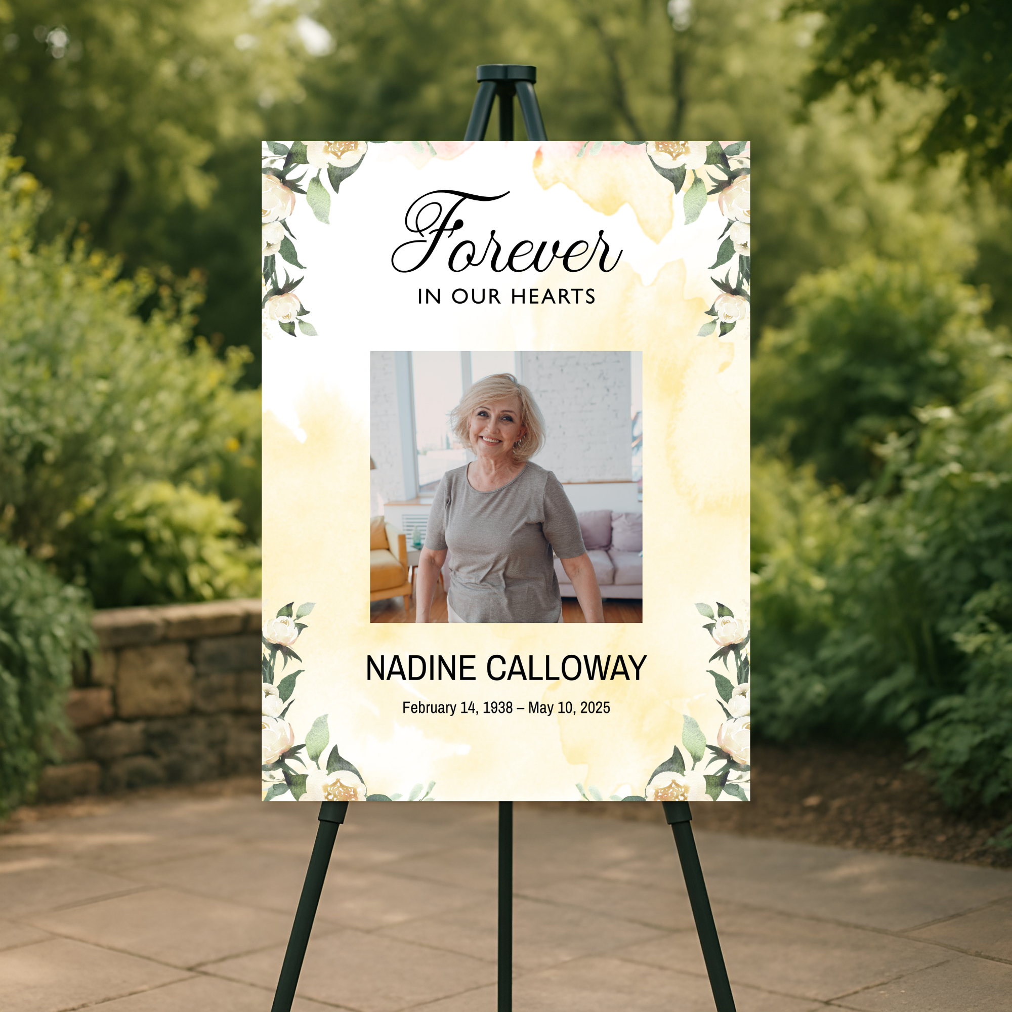 Ivory Garden Memorial Poster