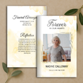Ivory Garden Funeral Program