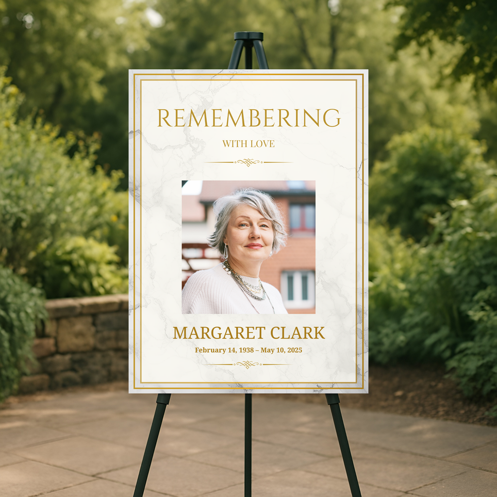 Ivory Grace Memorial Poster