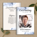 Marble Grace Funeral Program