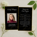 Midnight Elegance Prayer Card